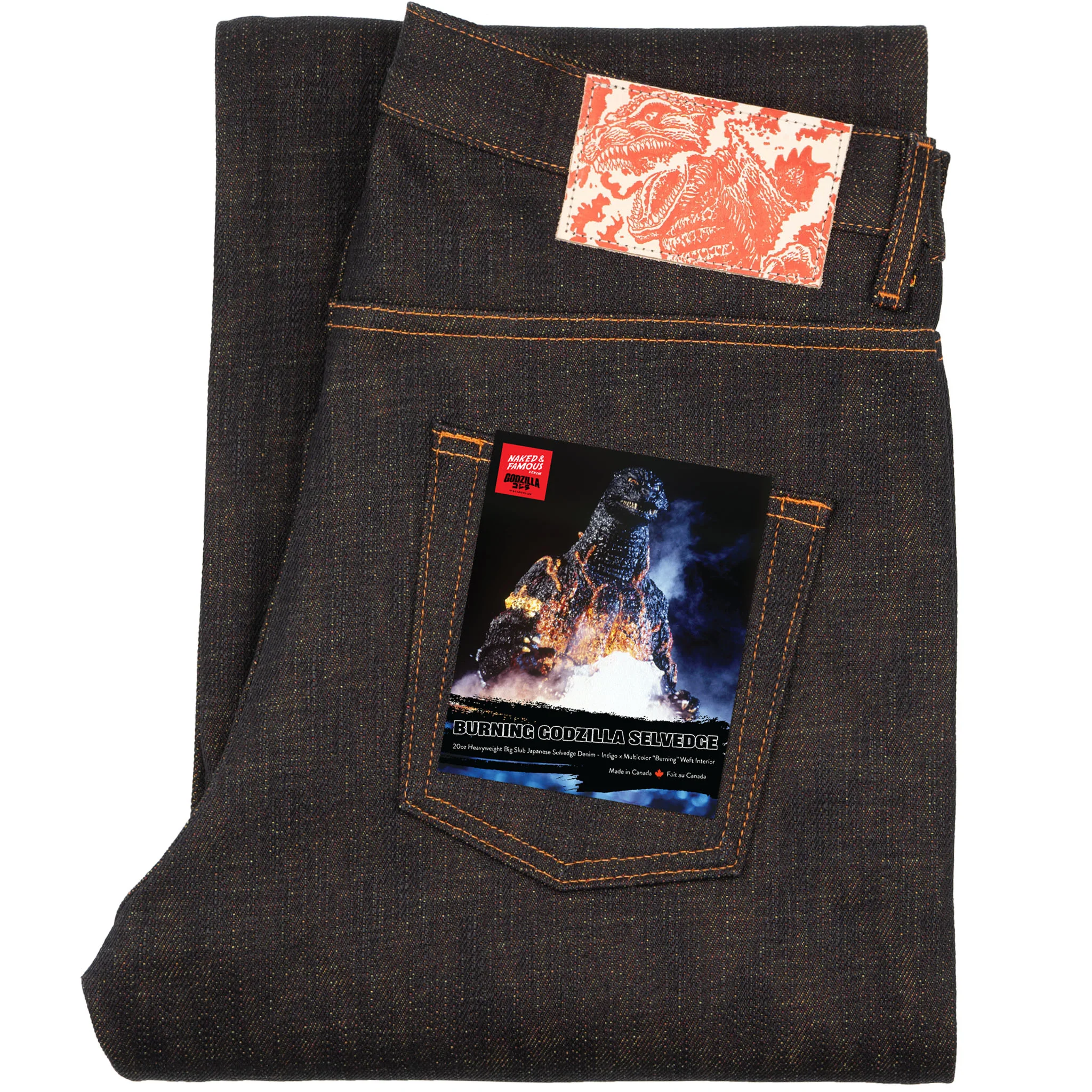 Strong Guy - Burning Godzilla Selvedge - Indigo