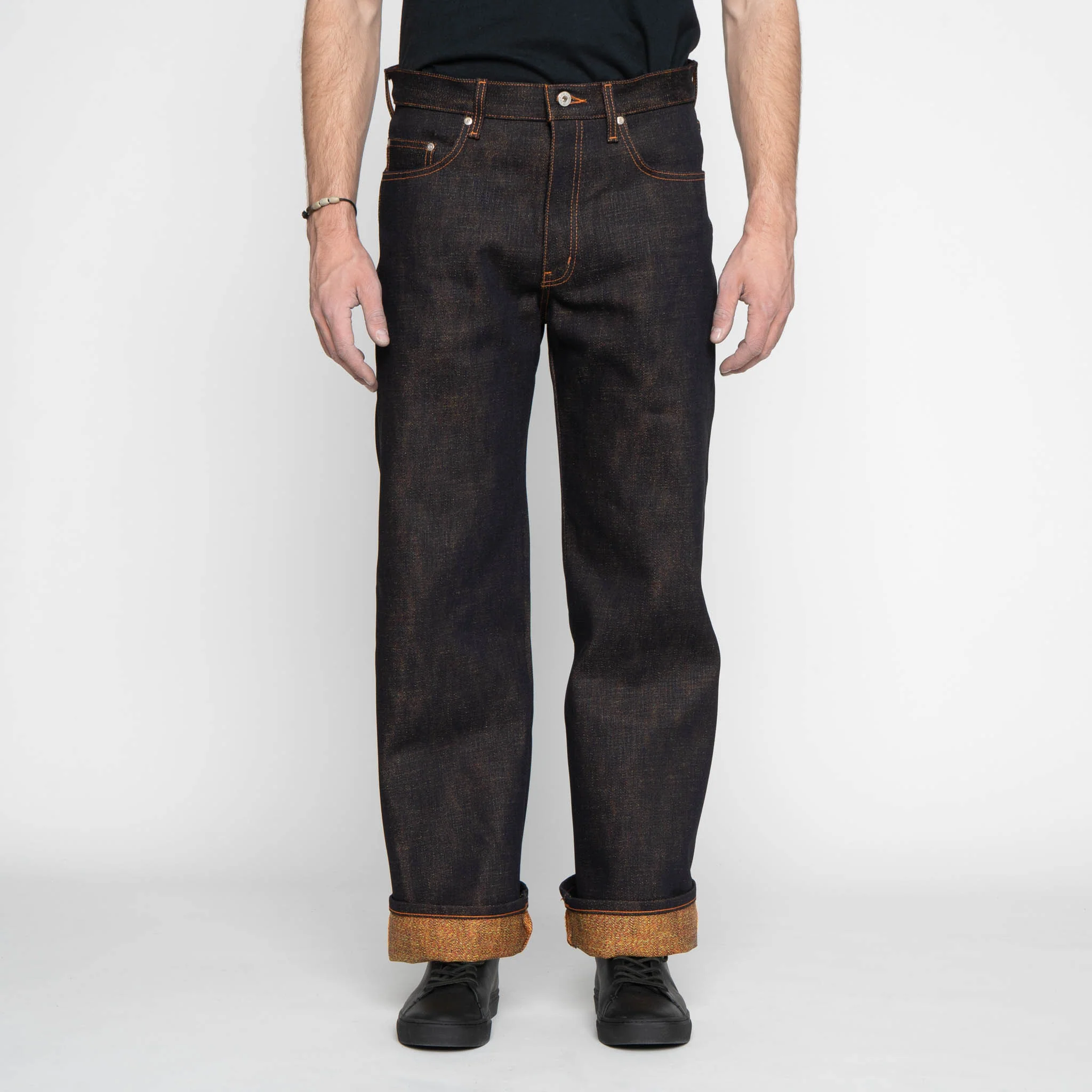Strong Guy - Burning Godzilla Selvedge - Indigo - Image 2