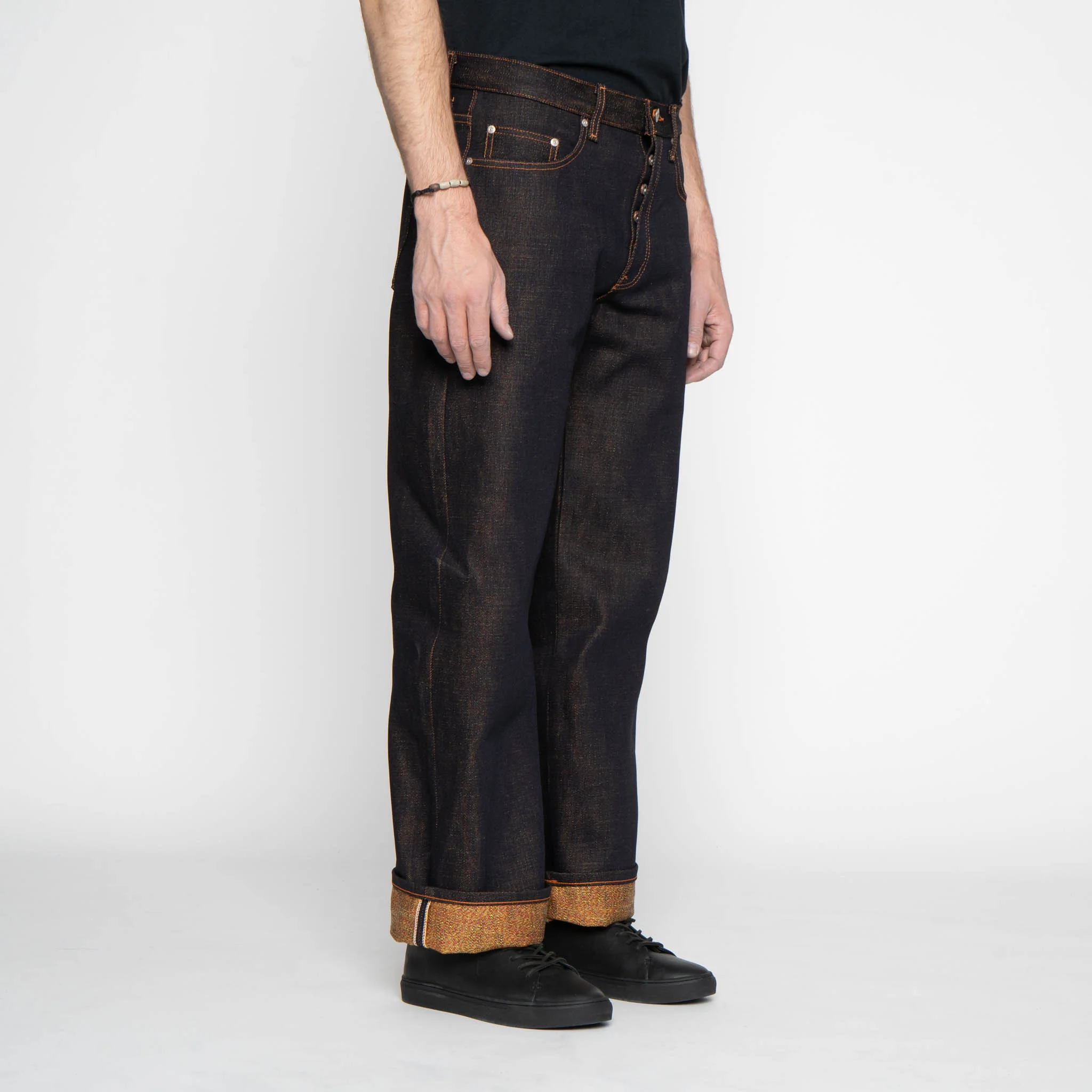 Strong Guy - Burning Godzilla Selvedge - Indigo - Image 3