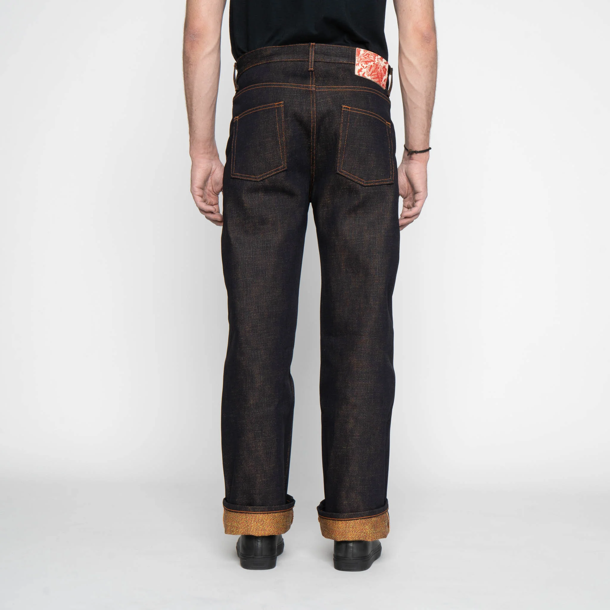 Strong Guy - Burning Godzilla Selvedge - Indigo - Image 4