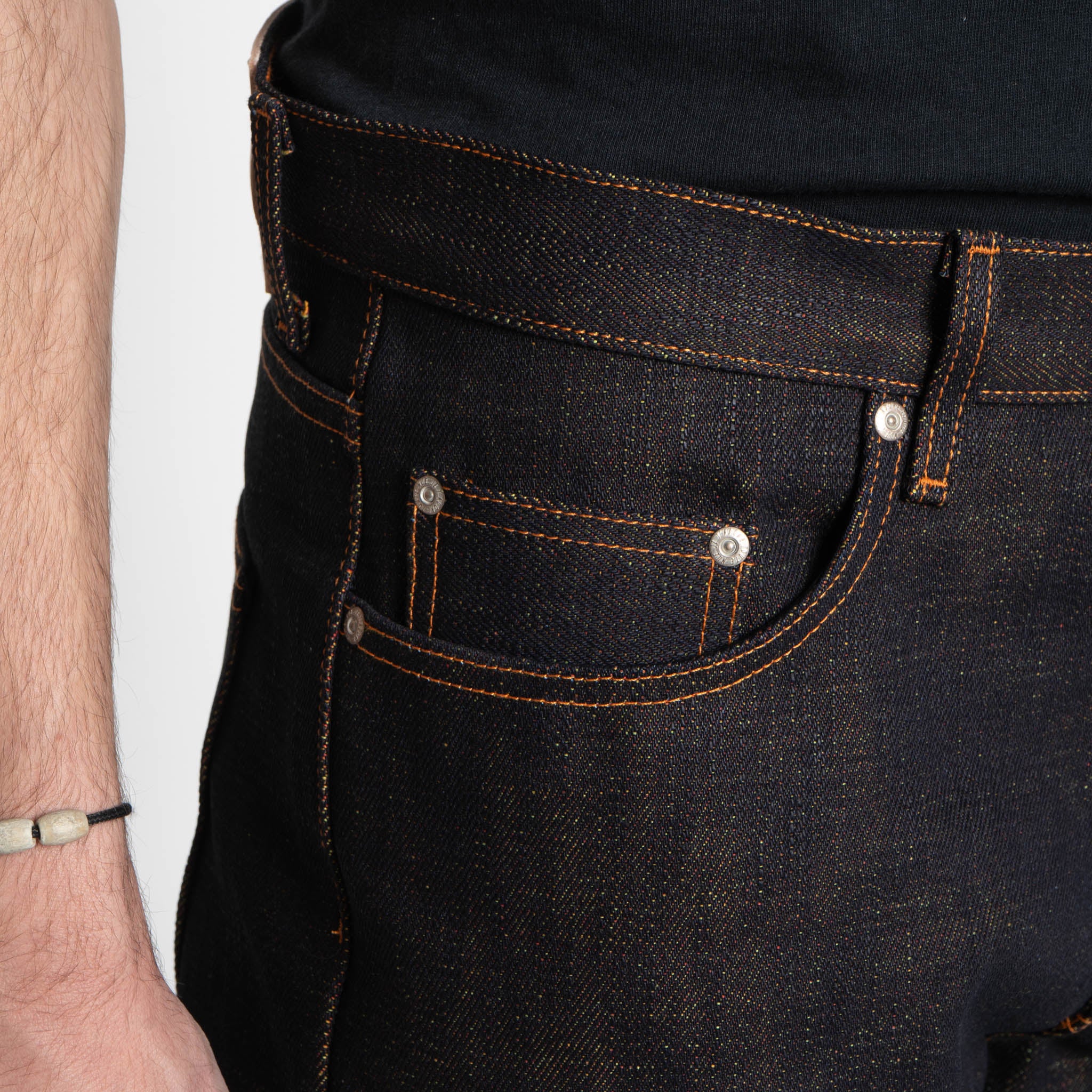 Strong Guy - Burning Godzilla Selvedge - Indigo - Image 5