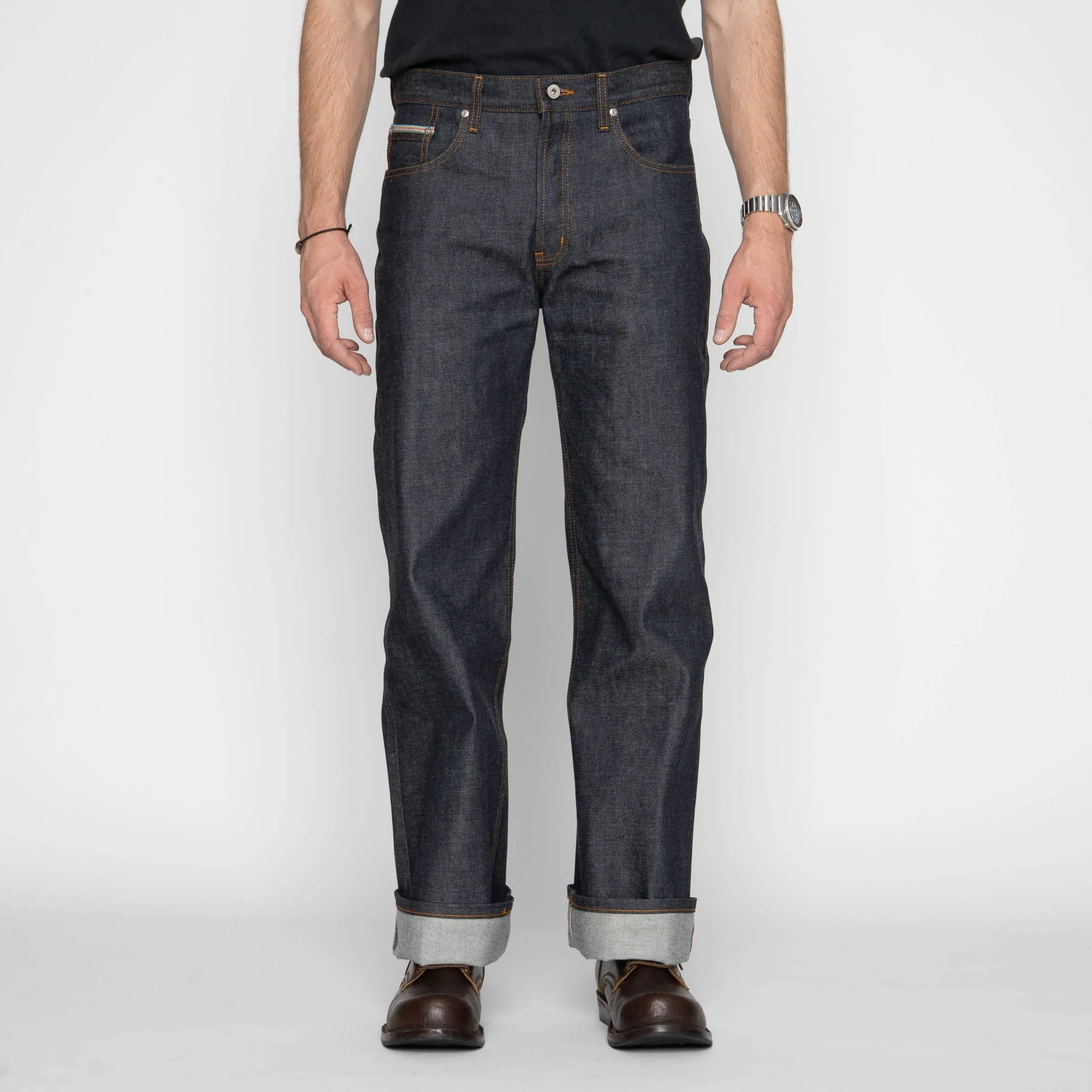 Strong Guy - Dia De Los Muertos Selvedge - Indigo - Image 2