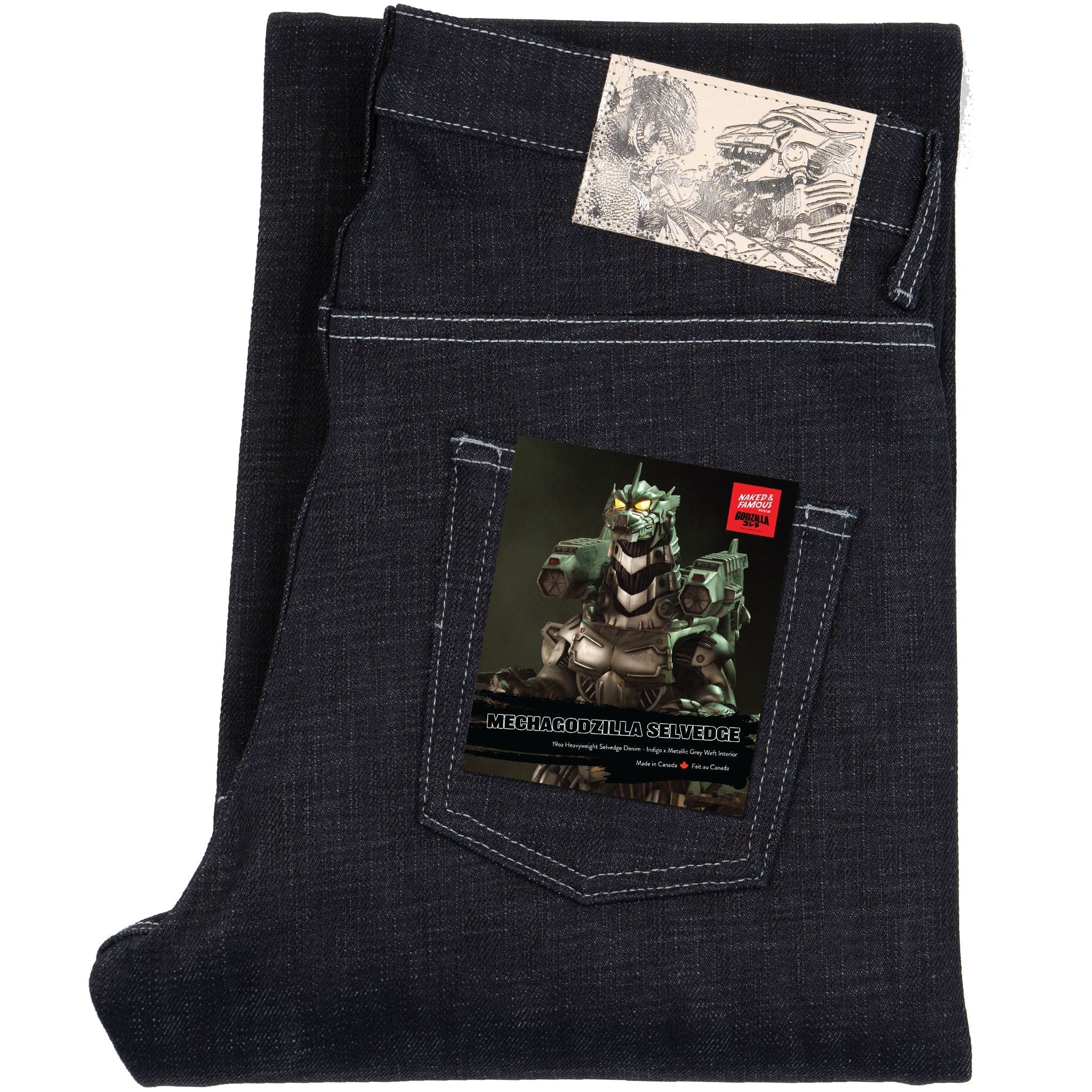 Strong Guy - Mechagodzilla Selvedge - Indigo