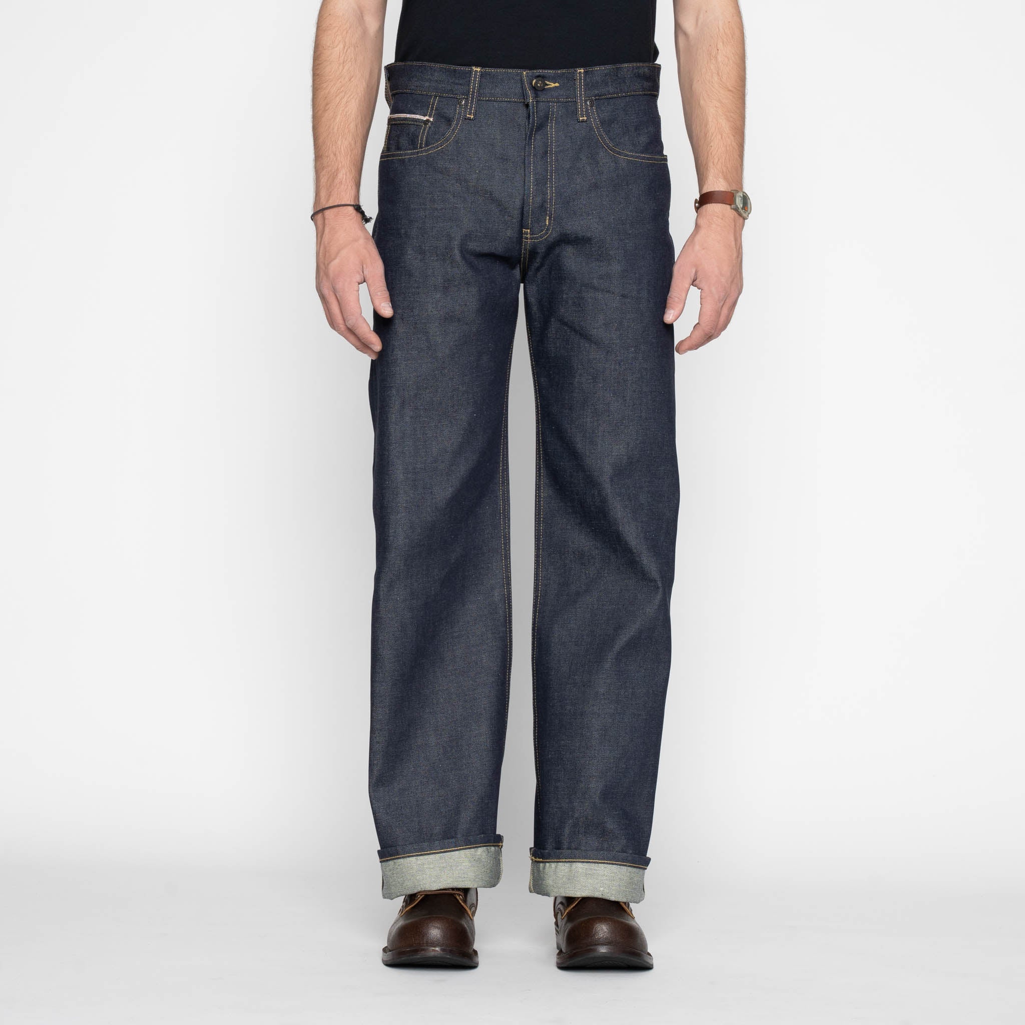 Strong Guy - Texas Chainsaw Massacre "Leatherface" Selvedge - Indigo - Image 2