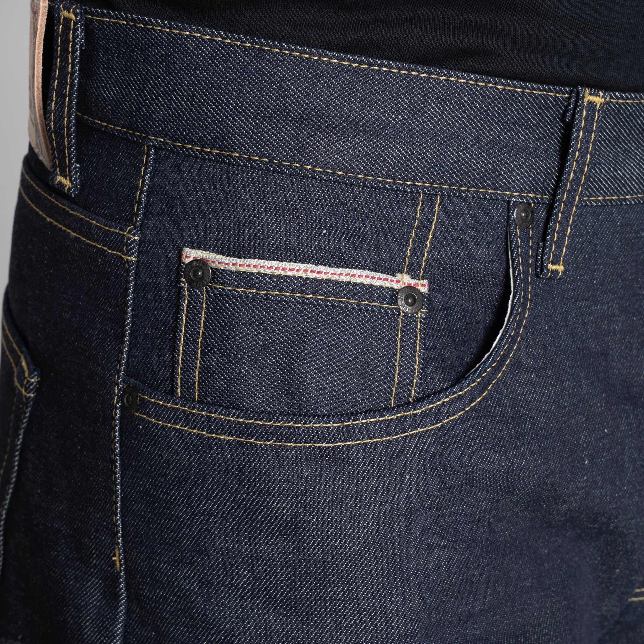 Strong Guy - Texas Chainsaw Massacre "Leatherface" Selvedge - Indigo - Image 5