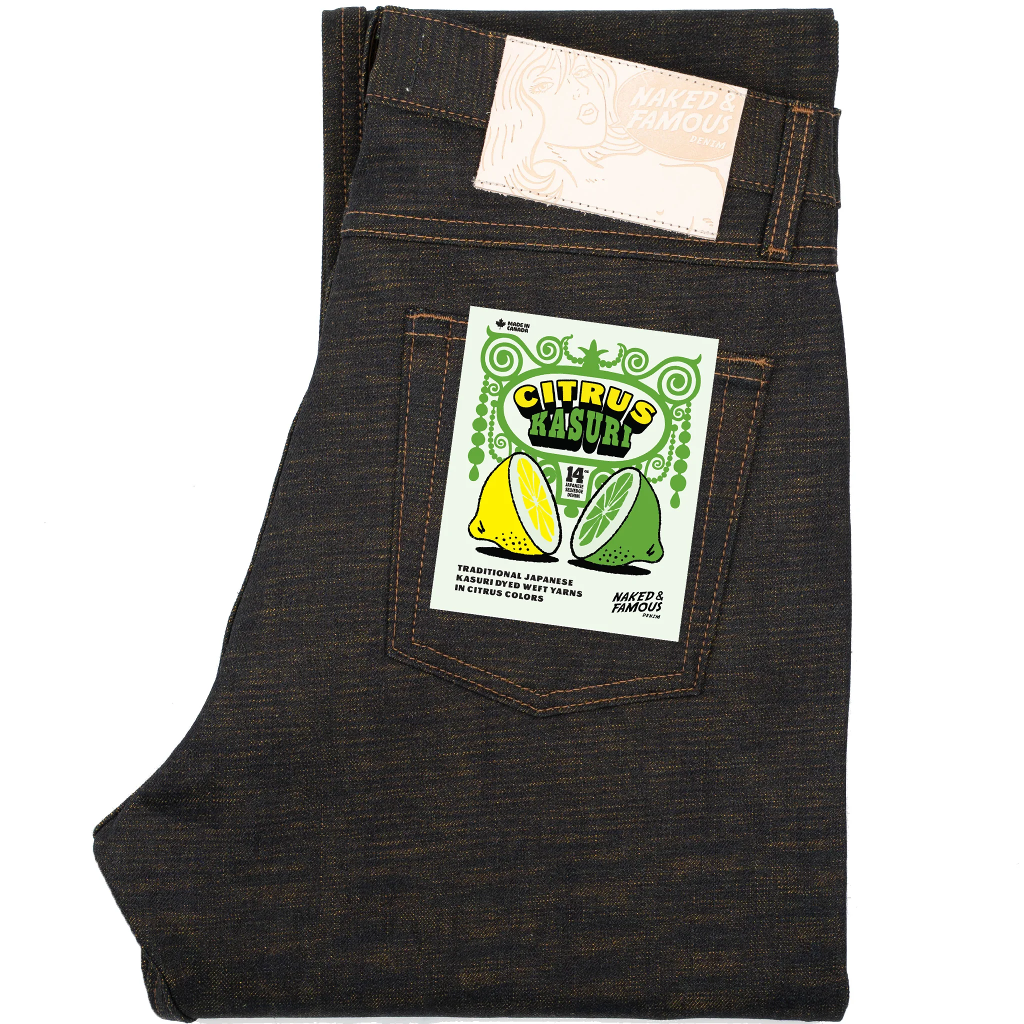 Super Guy - Citrus Kasuri Selvedge
