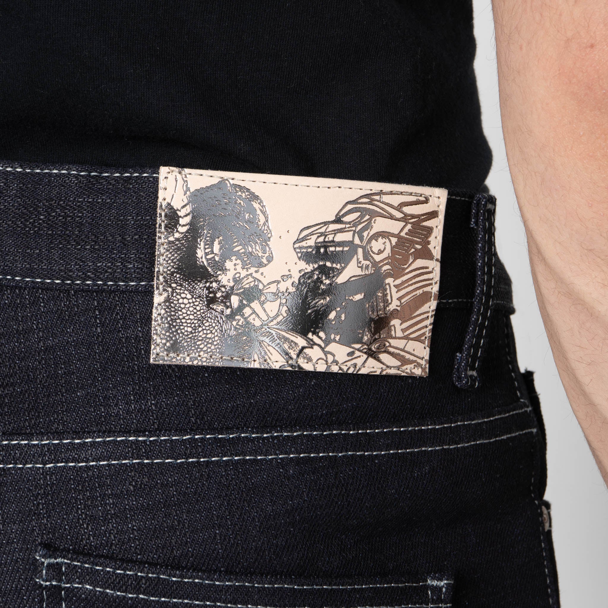 Super Guy - Mechagodzilla Selvedge - Indigo - Image 6