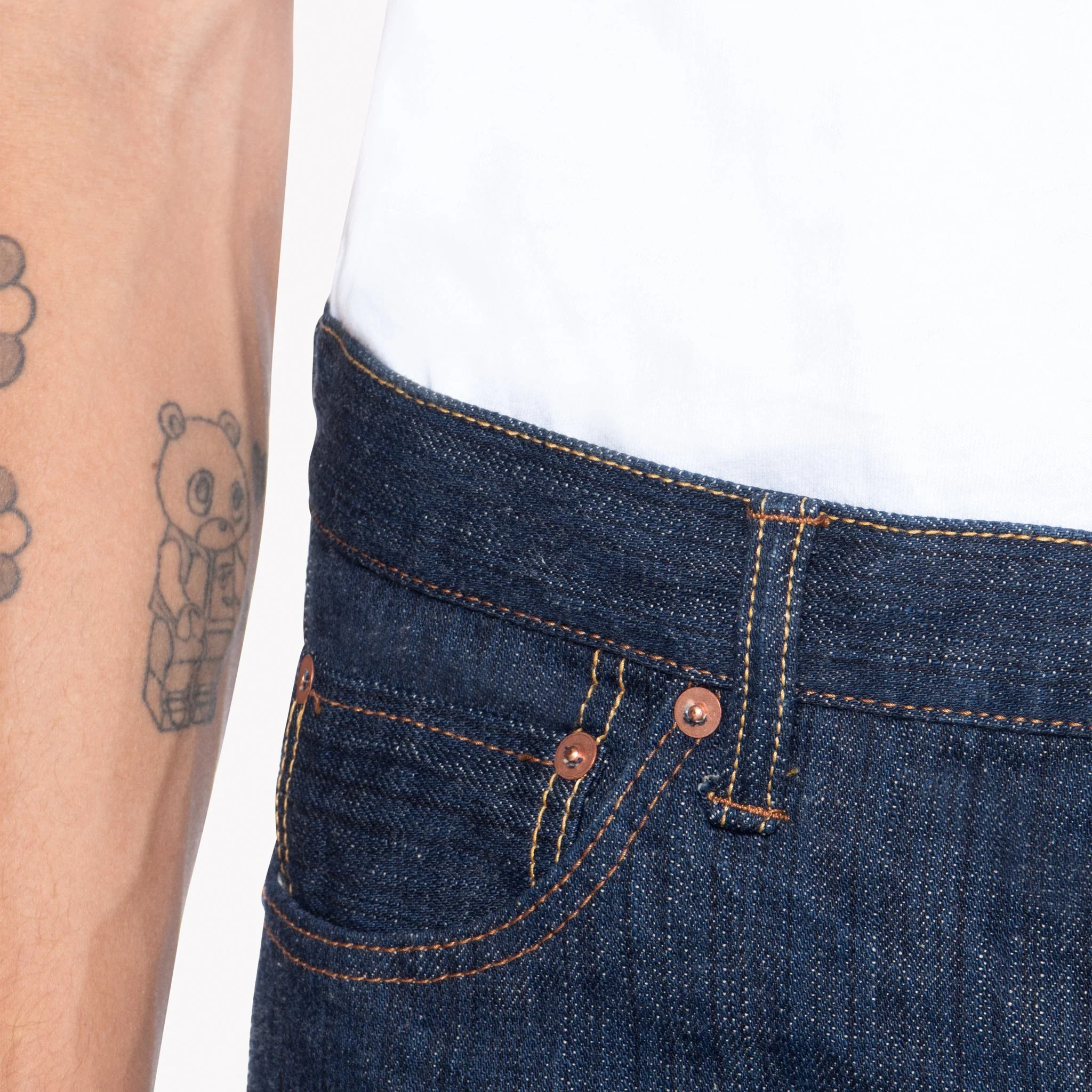 Super Guy - MIJ9 - "Tennen Ai" Natural Indigo Slub Selvedge - Image 4