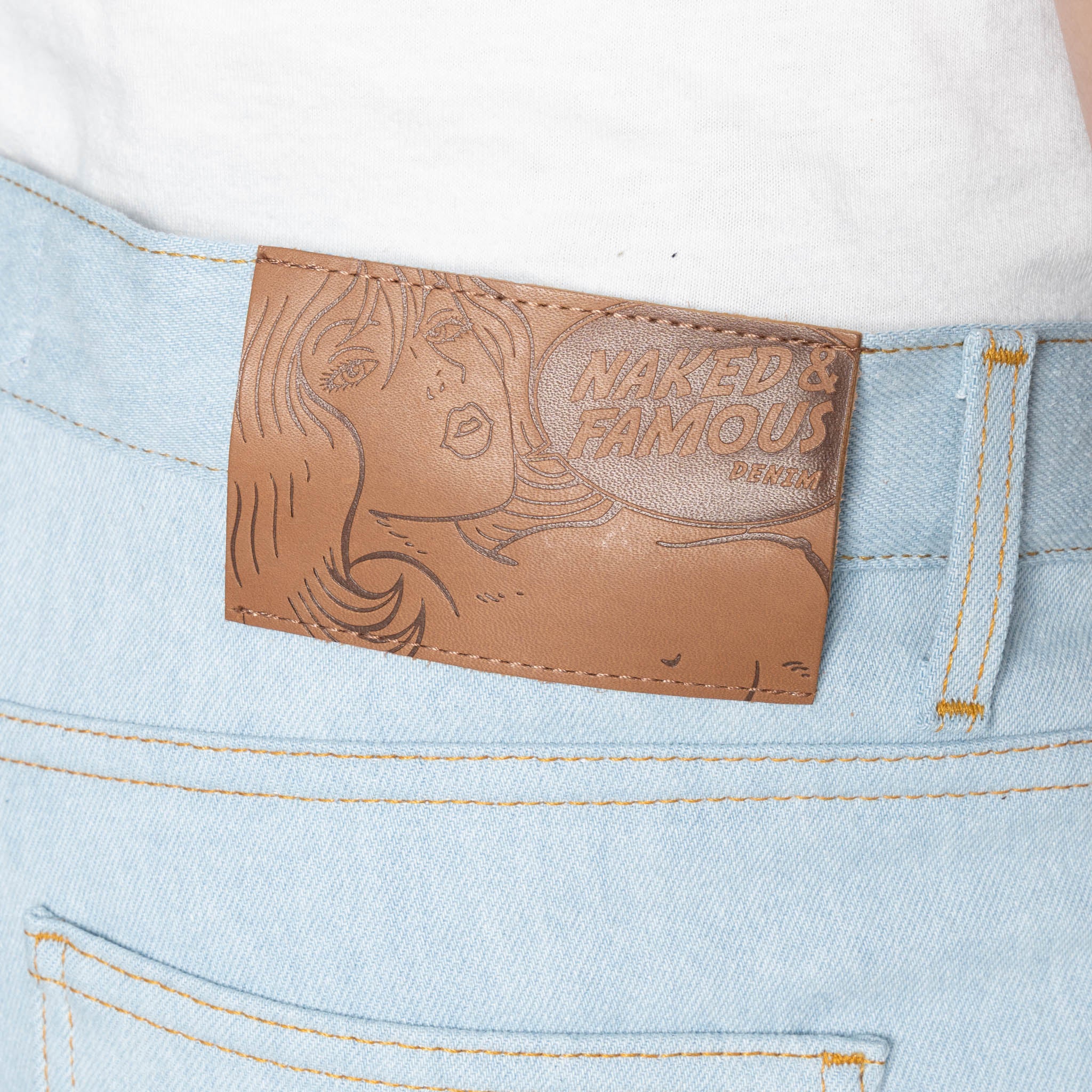 Super Guy - Secret Agent Denim - Bleach Blue - Image 6