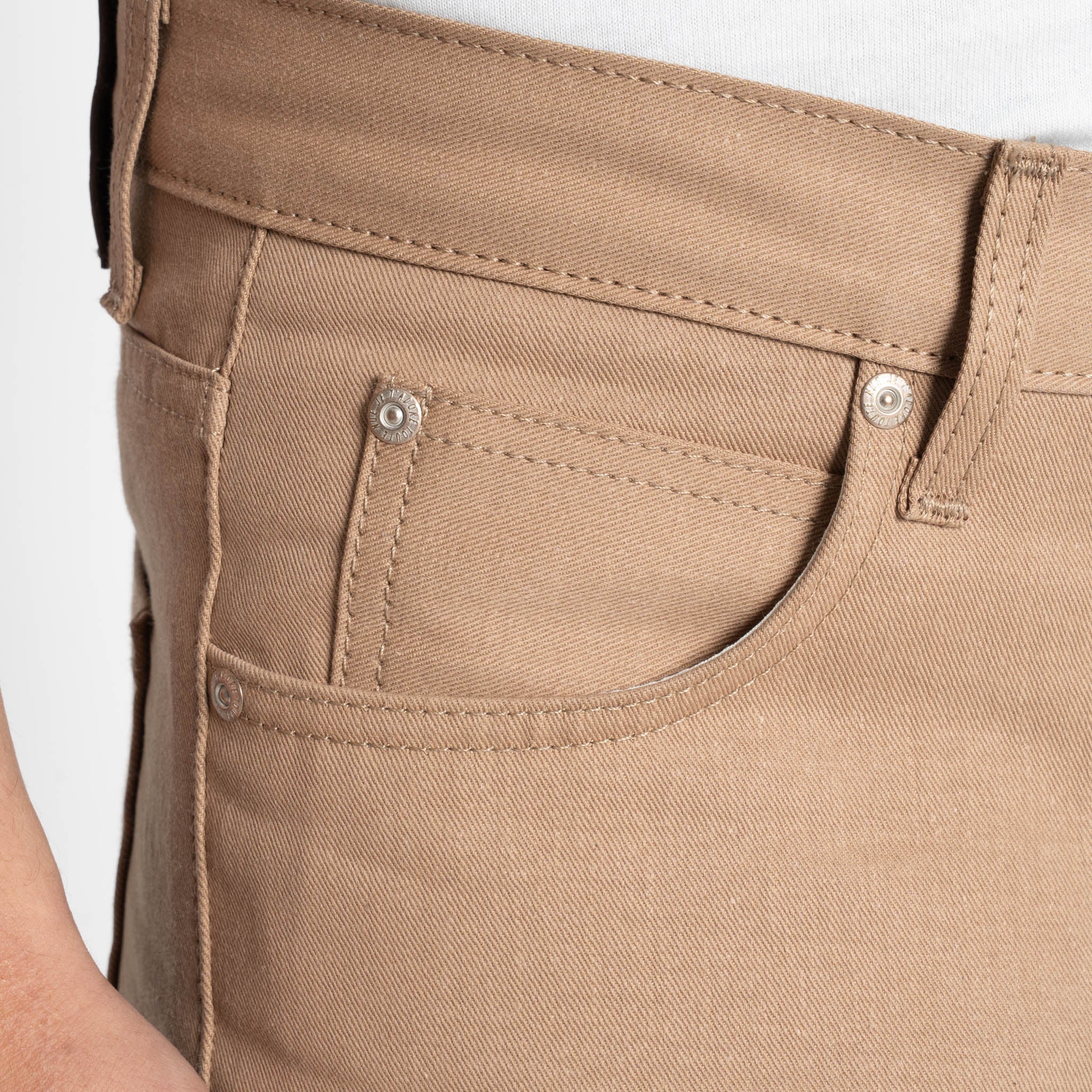Super Guy - Selvedge Slacks Beige - Image 5