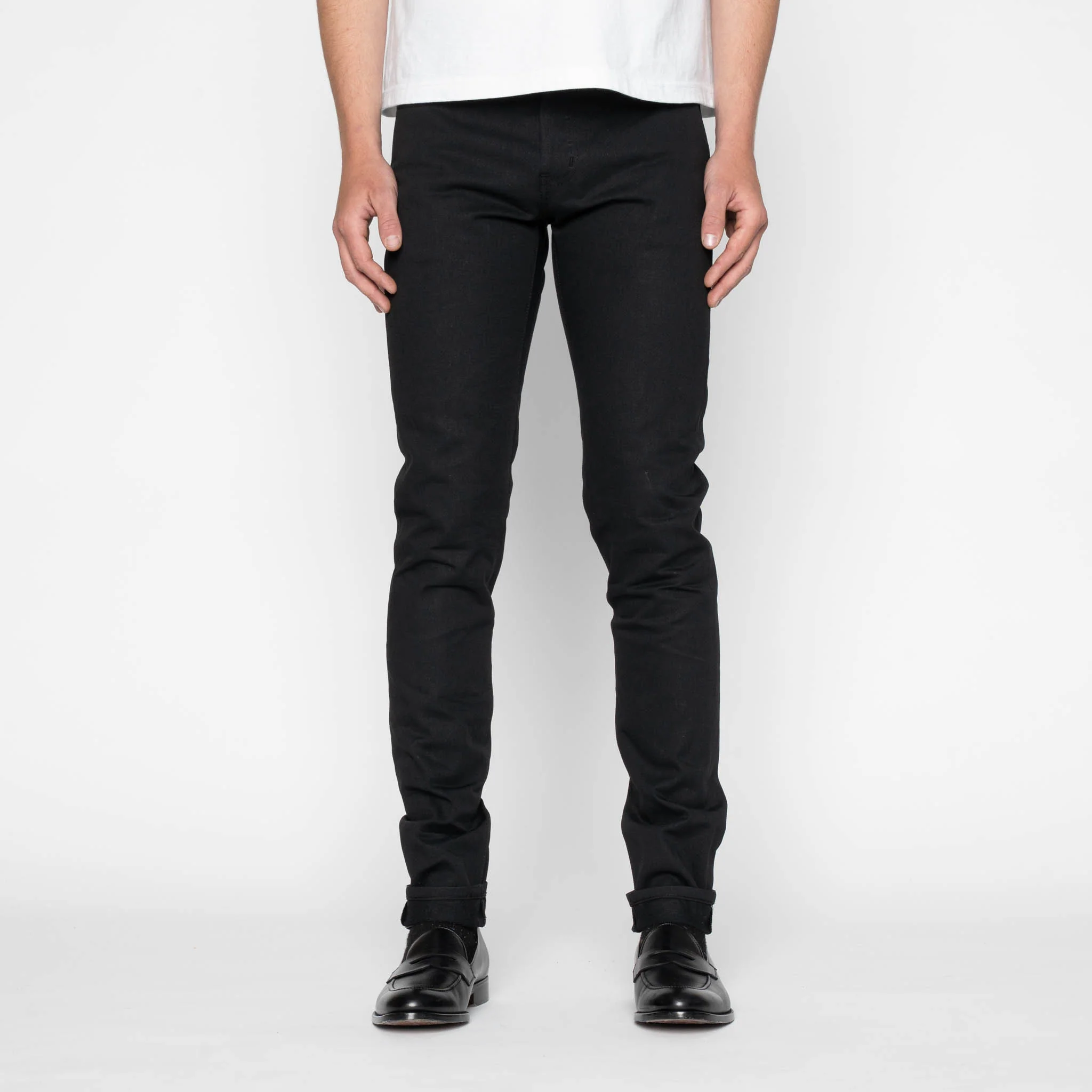 Super Guy -  Selvedge Slacks Black - Image 2