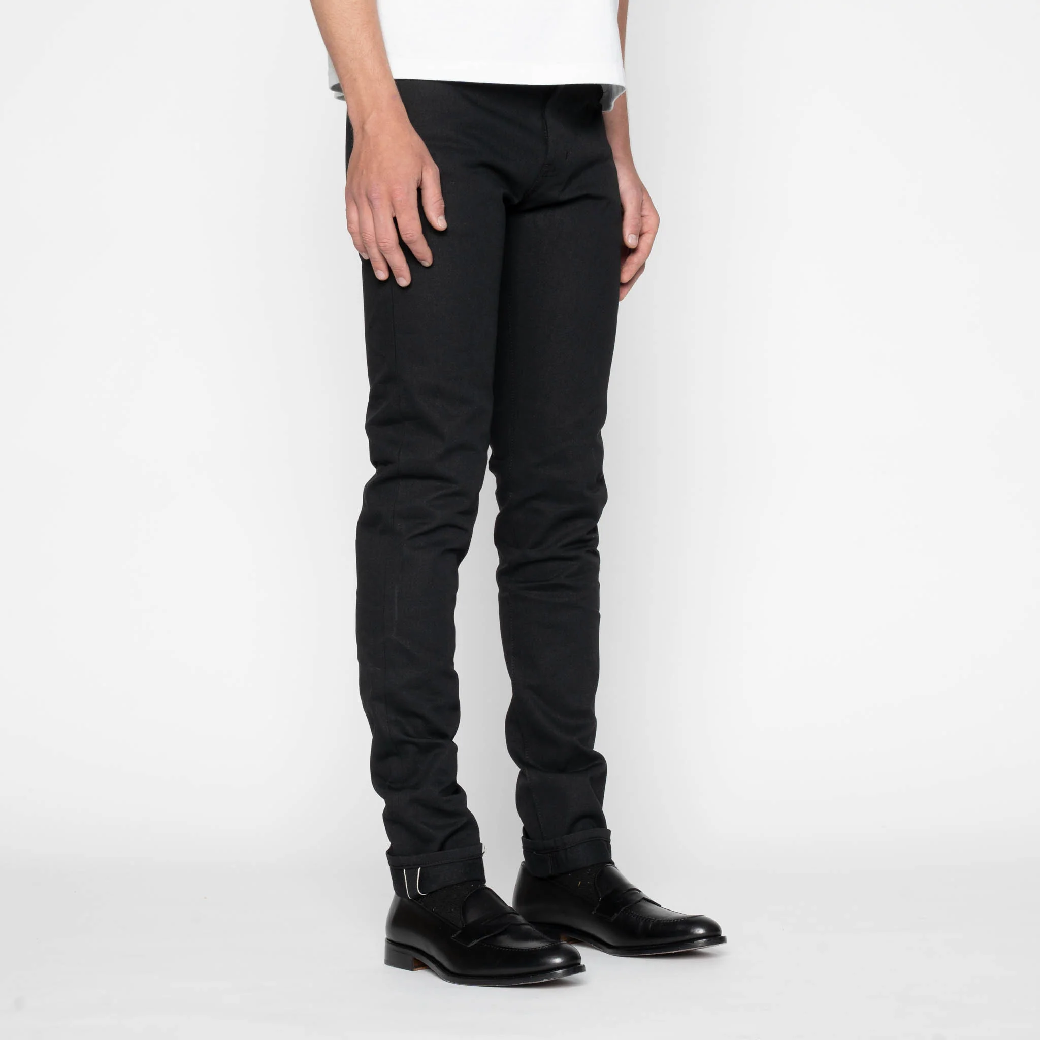 Super Guy -  Selvedge Slacks Black - Image 3