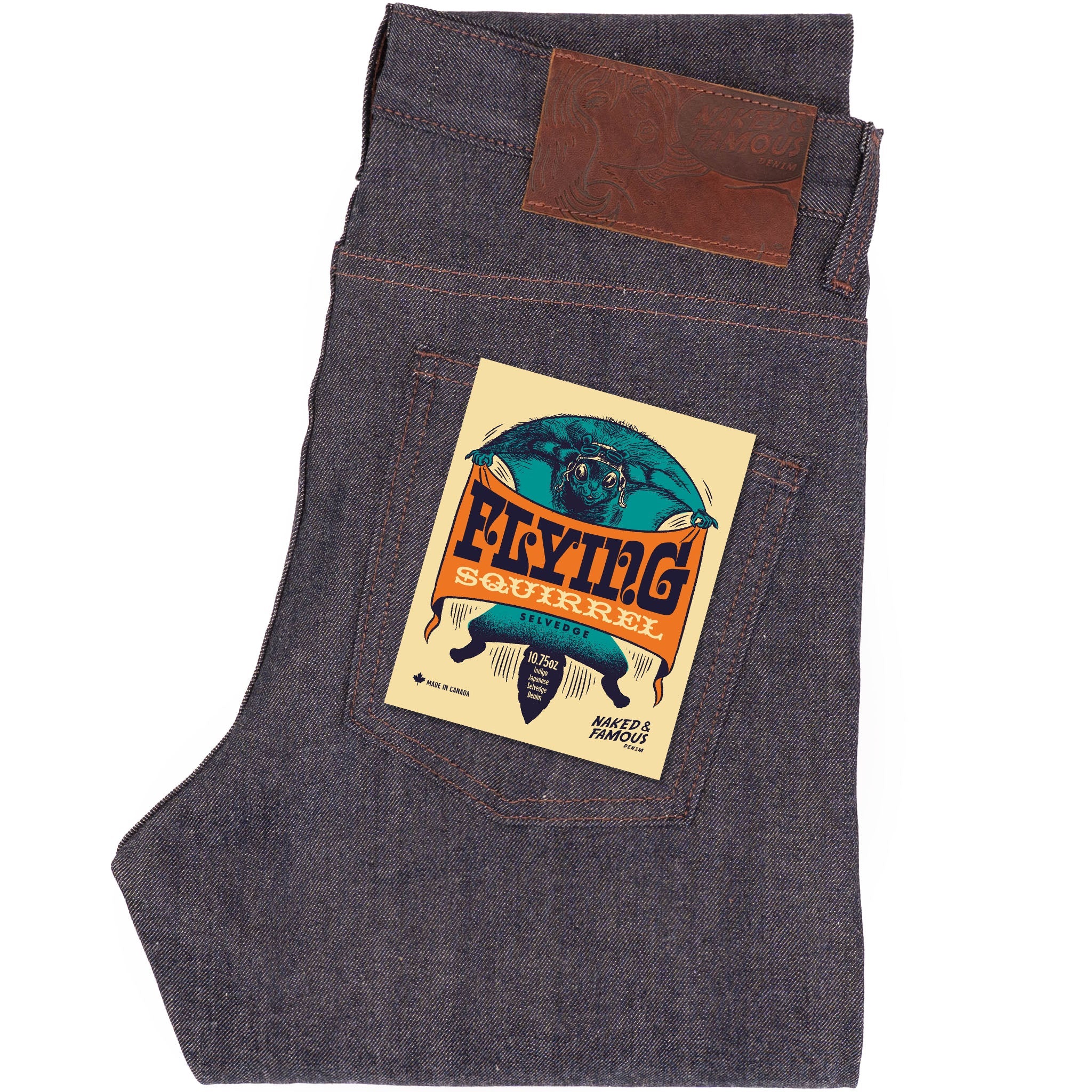 Super Guy - Flying Squirrel Selvedge - Indigo