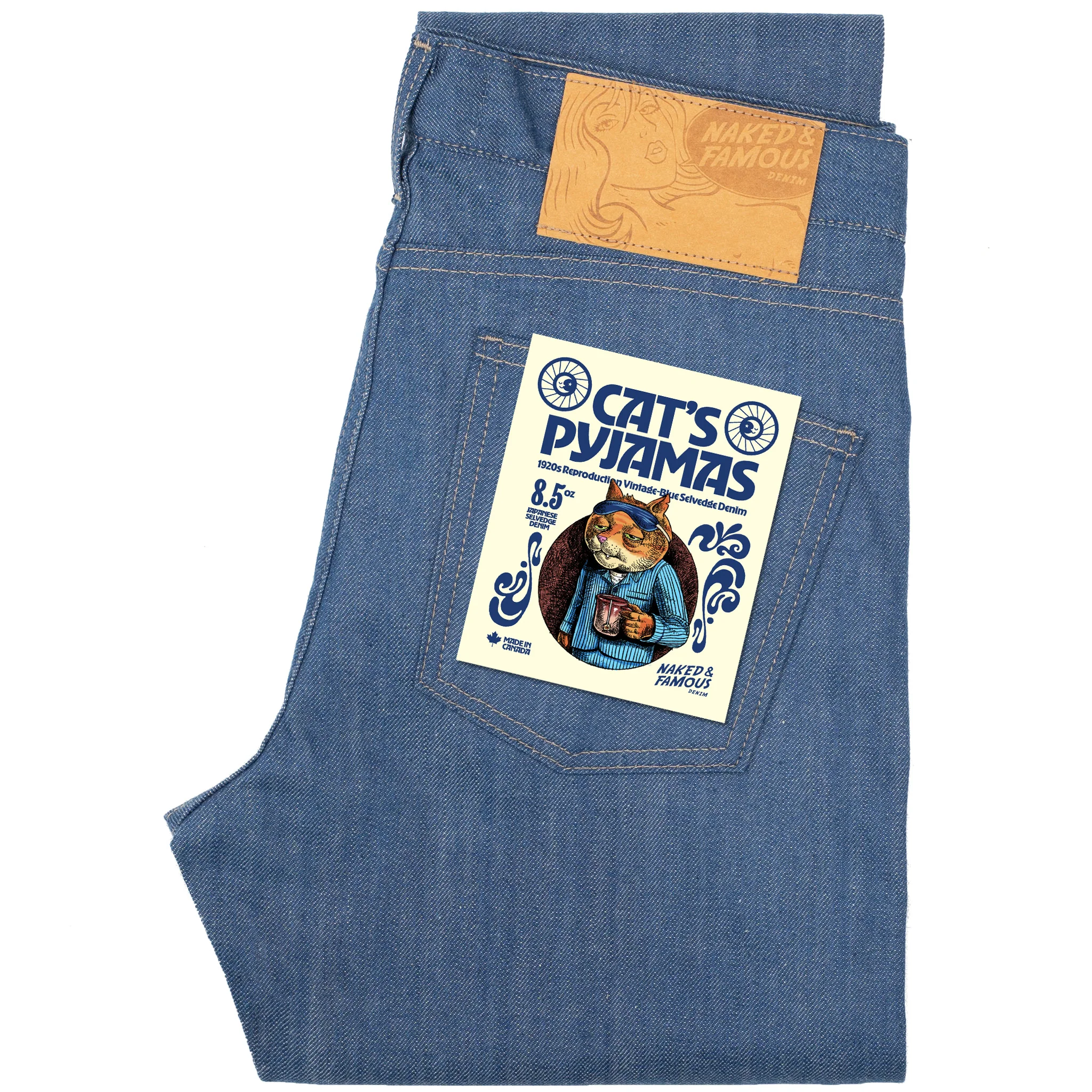 Super Guy - The Cat’s Pyjamas Selvedge - Blue