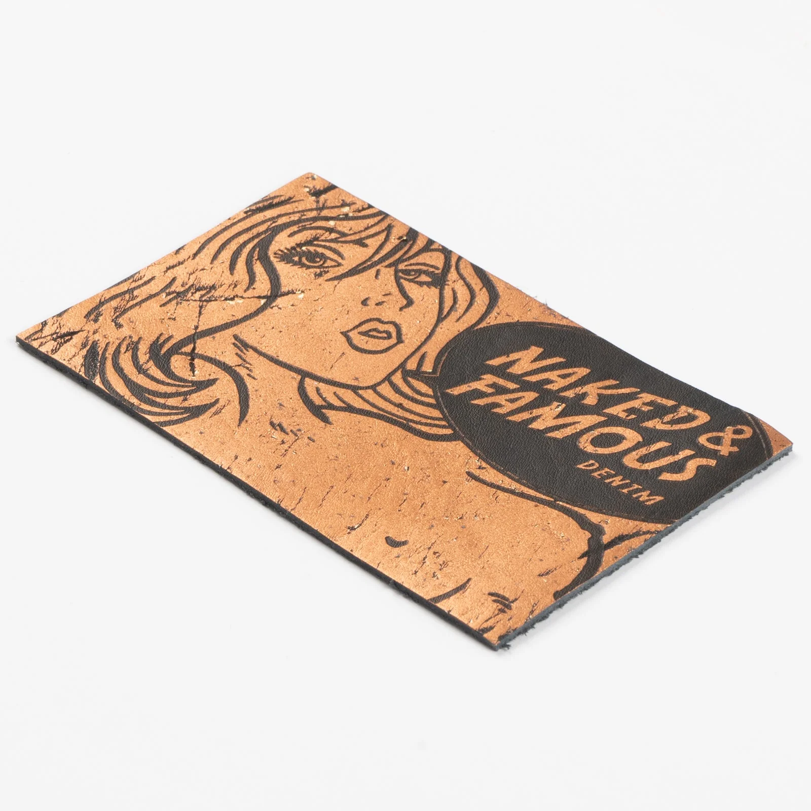 Tragic Blond Leather Patch - Copper - Image 2