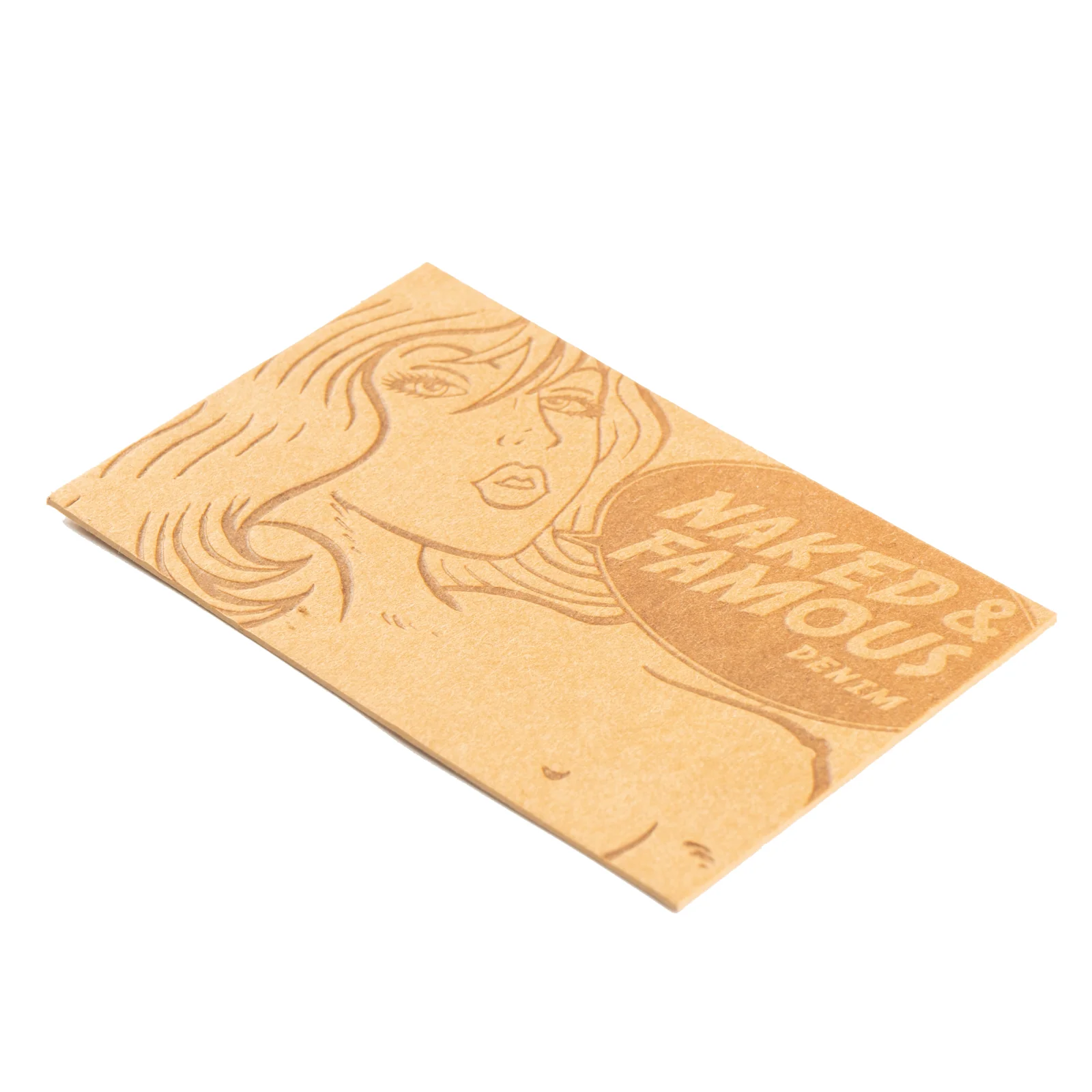 Tragic Blond Leather Patch- Vegan Leather - Image 2