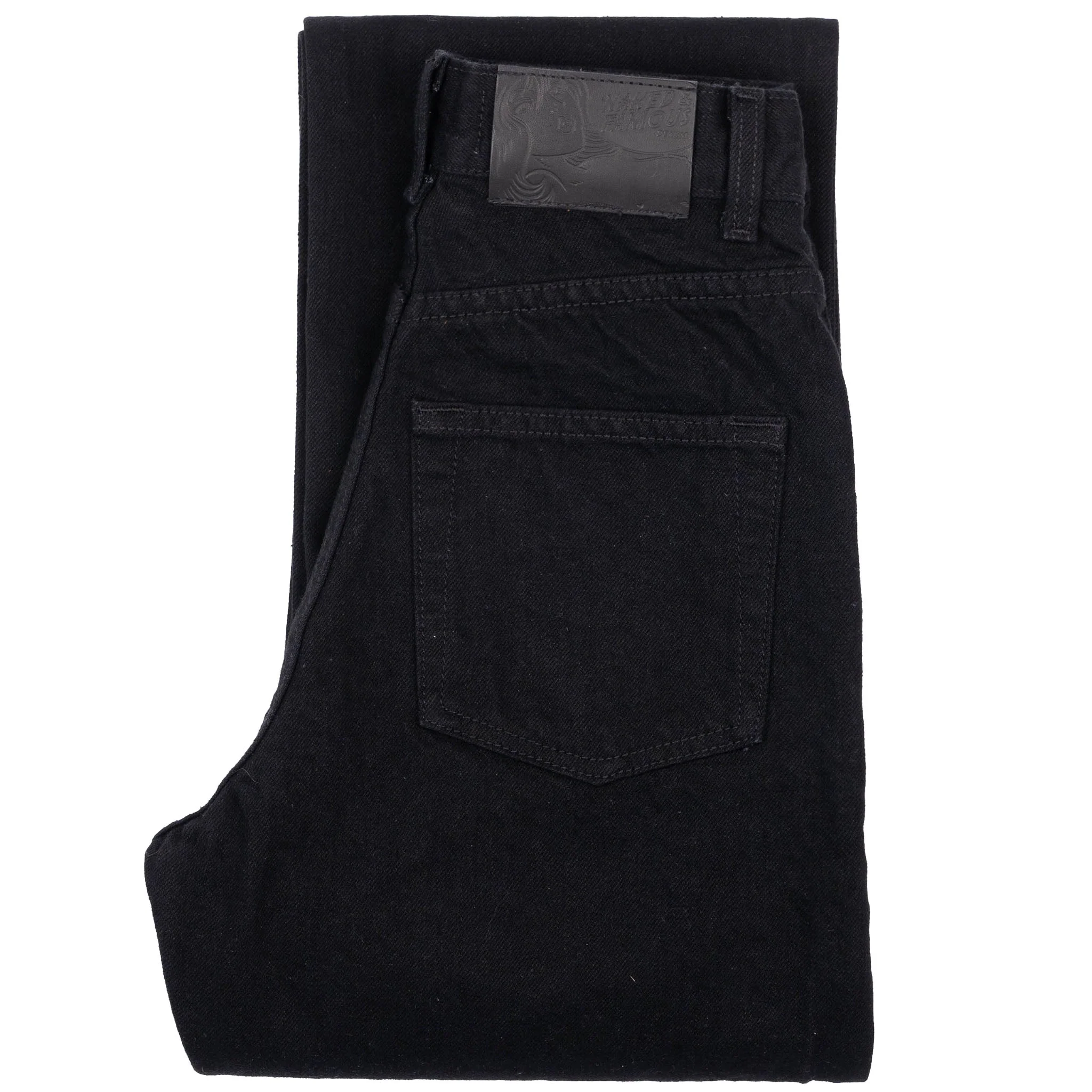 True Girl - Solid Black Selvedge Washed