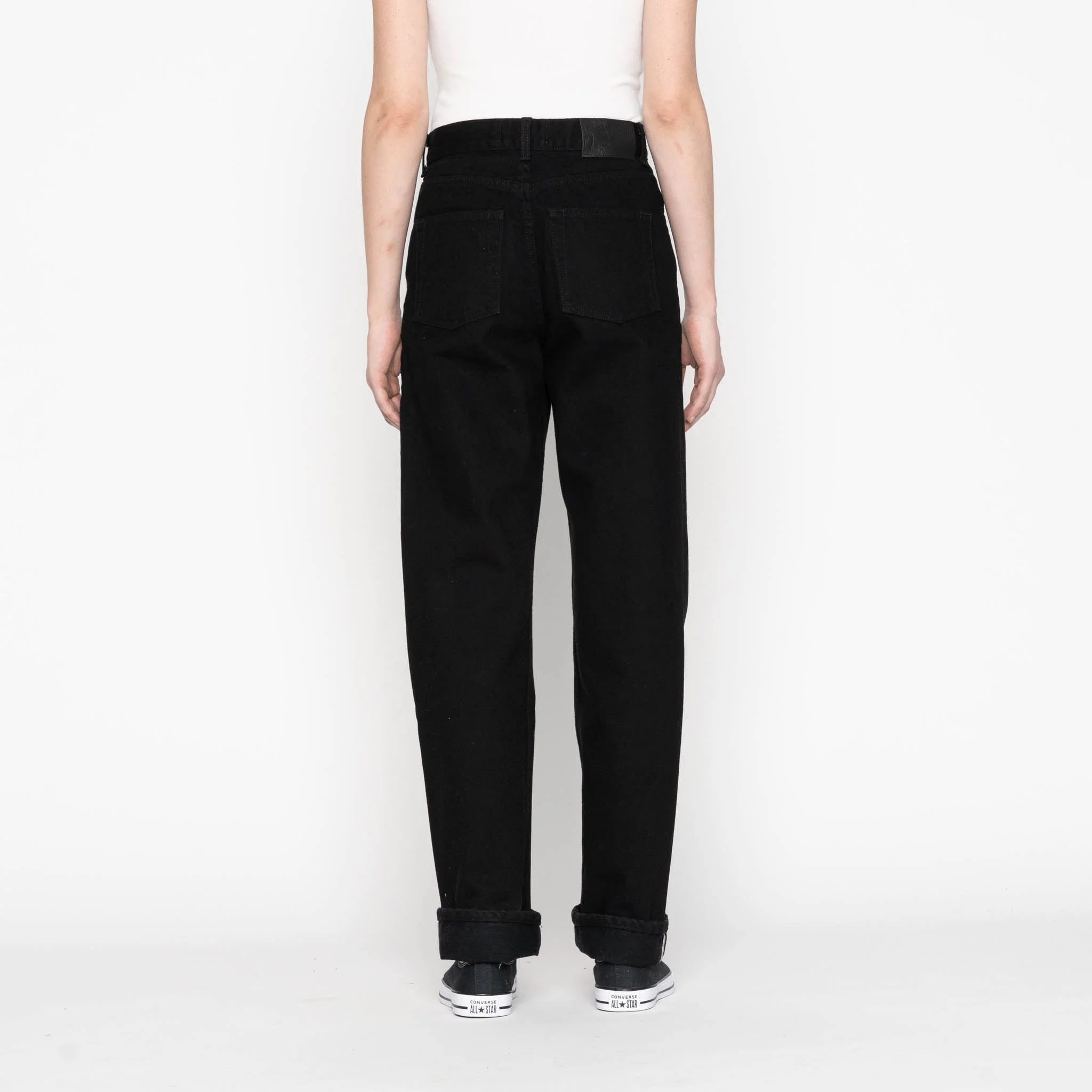 True Girl - Solid Black Selvedge Washed - Image 4