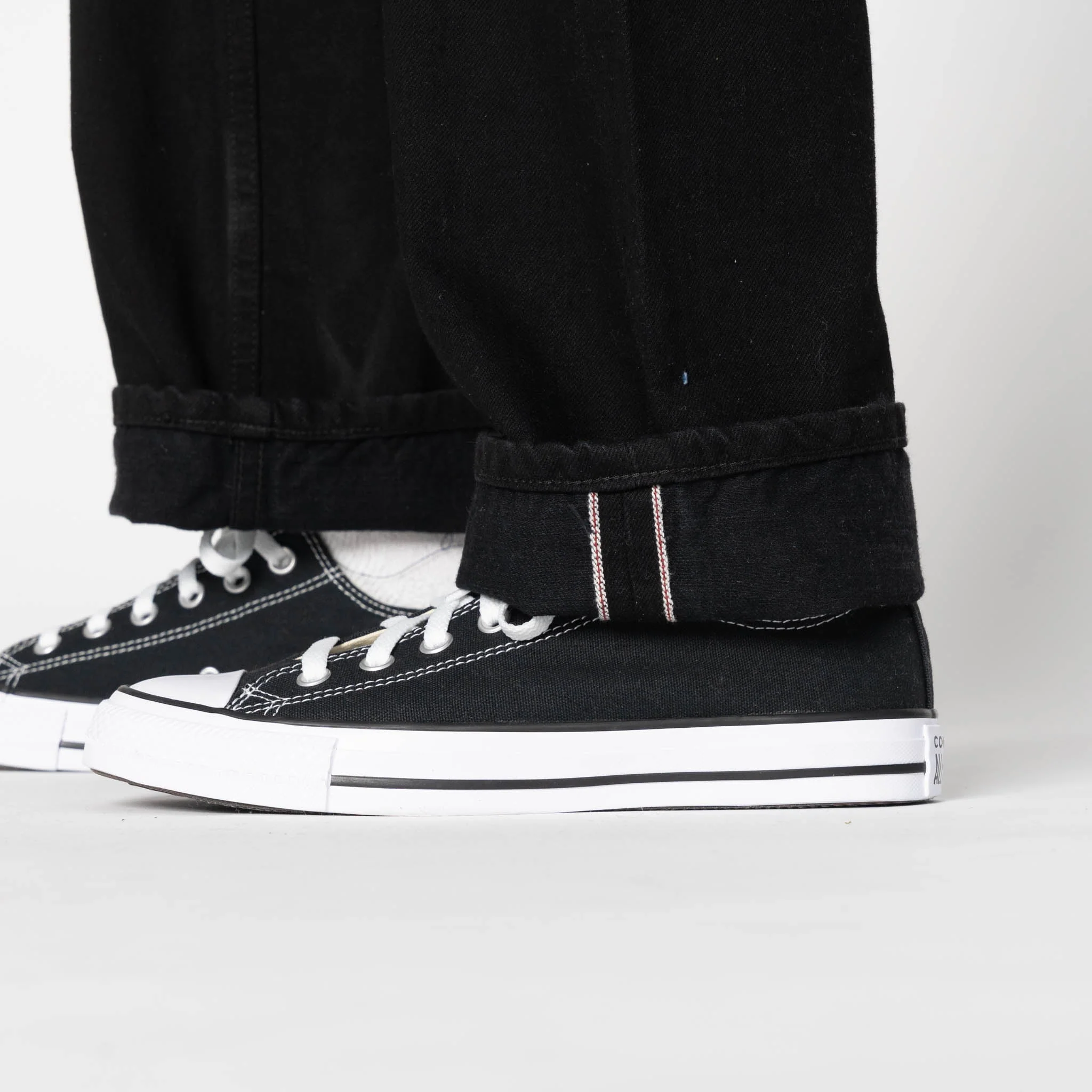 True Girl - Solid Black Selvedge Washed - Image 7