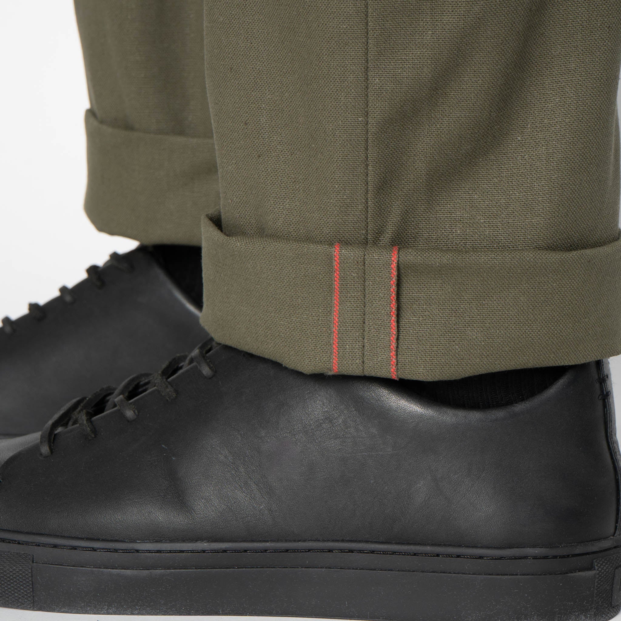 True Guy - Army Green Duck Selvedge - Image 7