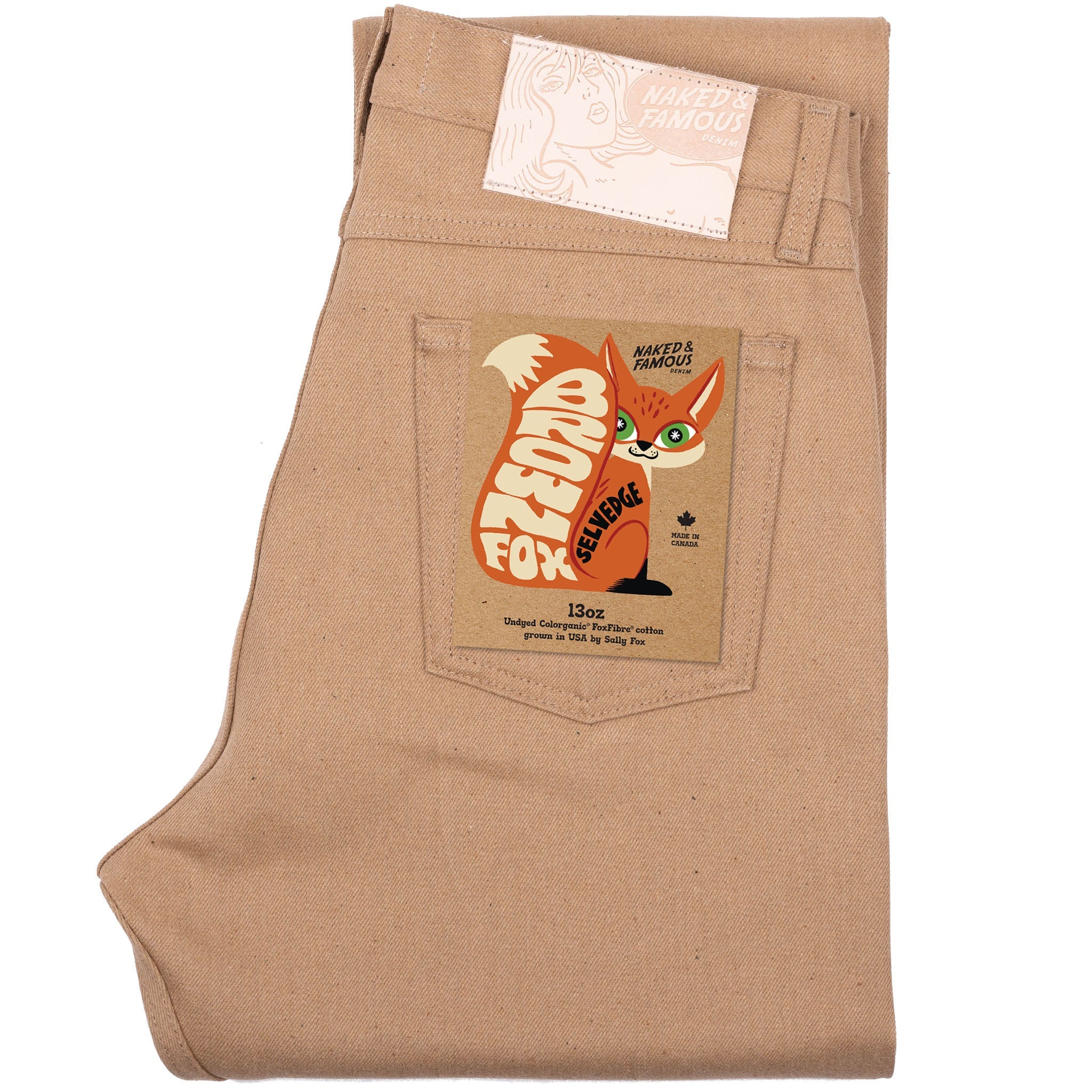 True Guy - Brown Fox Selvedge - Brown