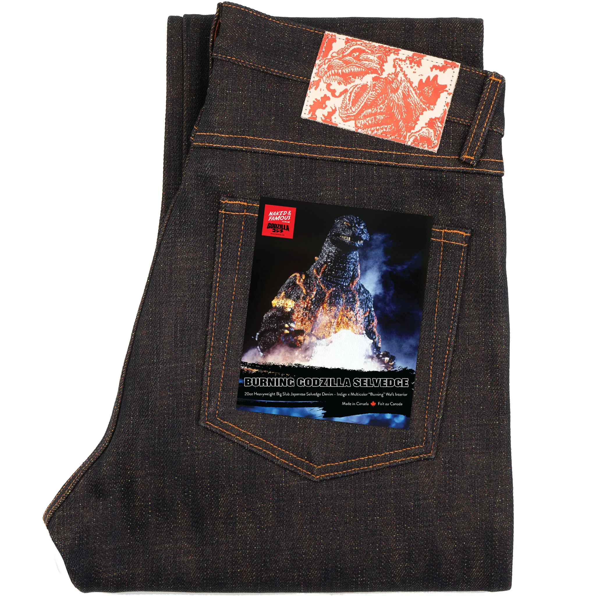True Guy - Burning Godzilla Selvedge - Indigo