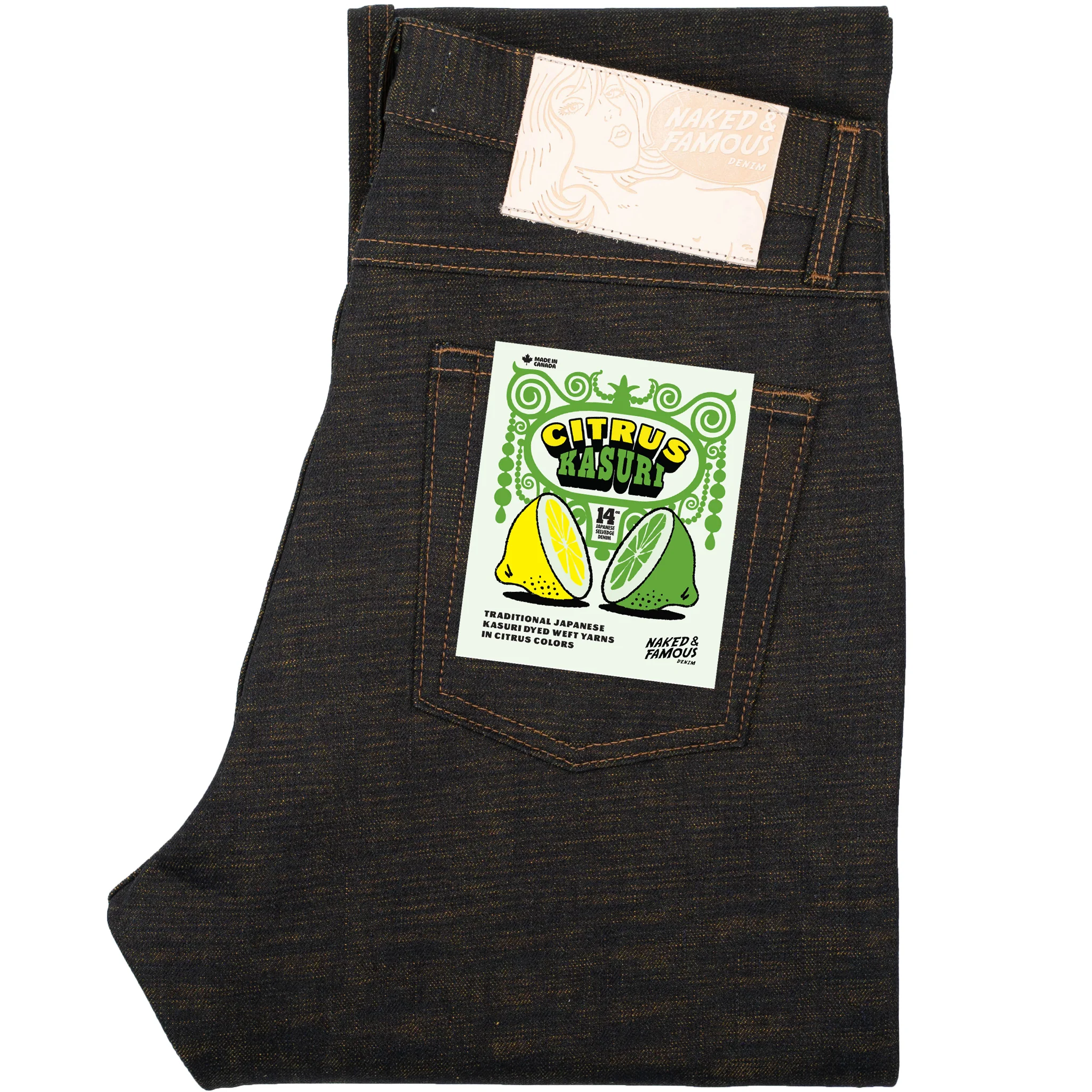 True Guy - Citrus Kasuri Selvedge