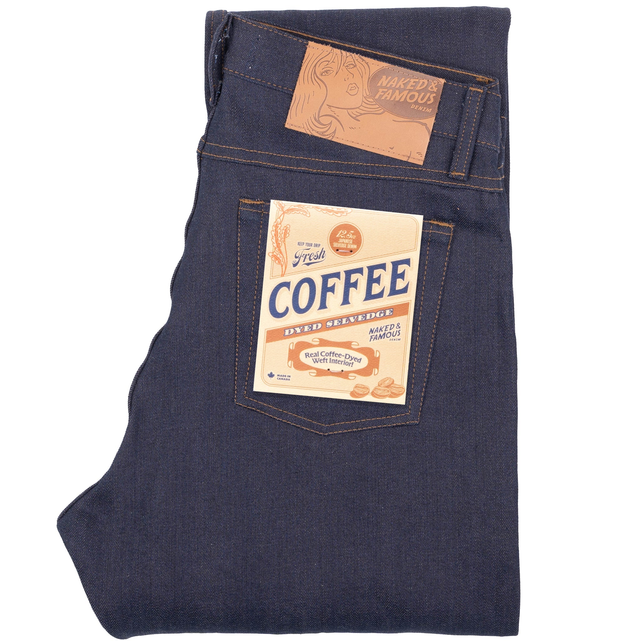 True Guy - Coffee Dye Selvedge - Indigo