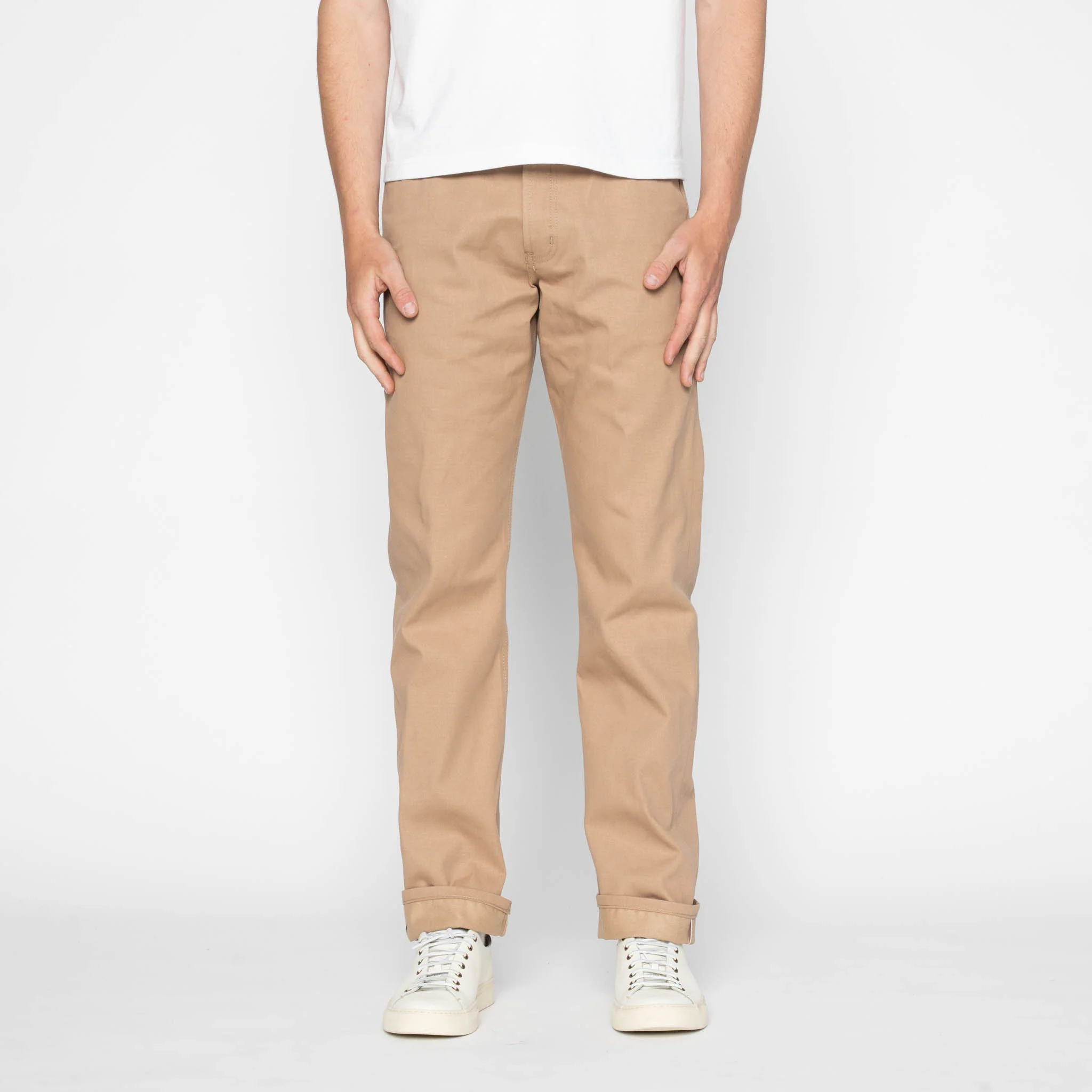True Guy - Selvedge Slacks Beige - Image 2
