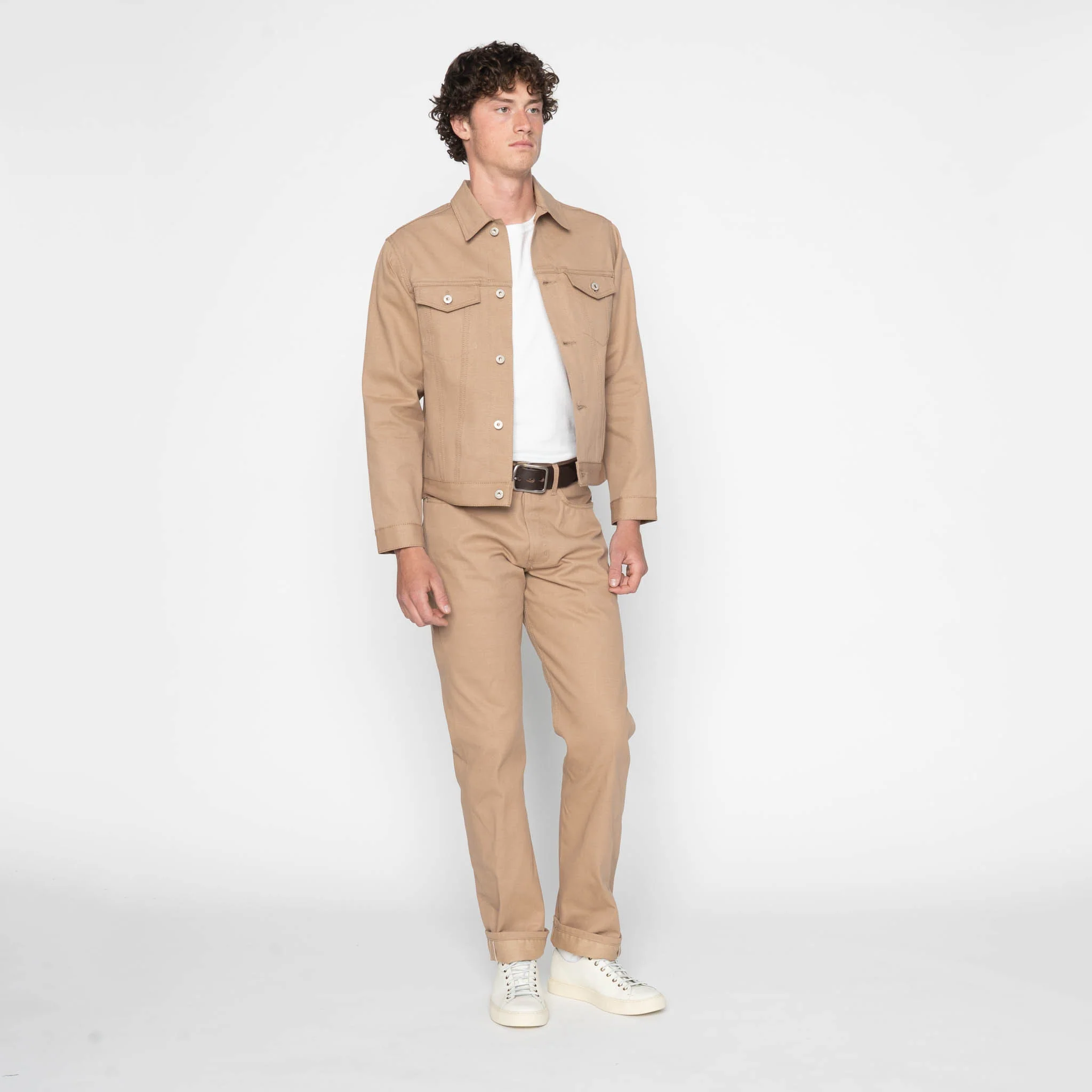 True Guy - Selvedge Slacks Beige - Image 8