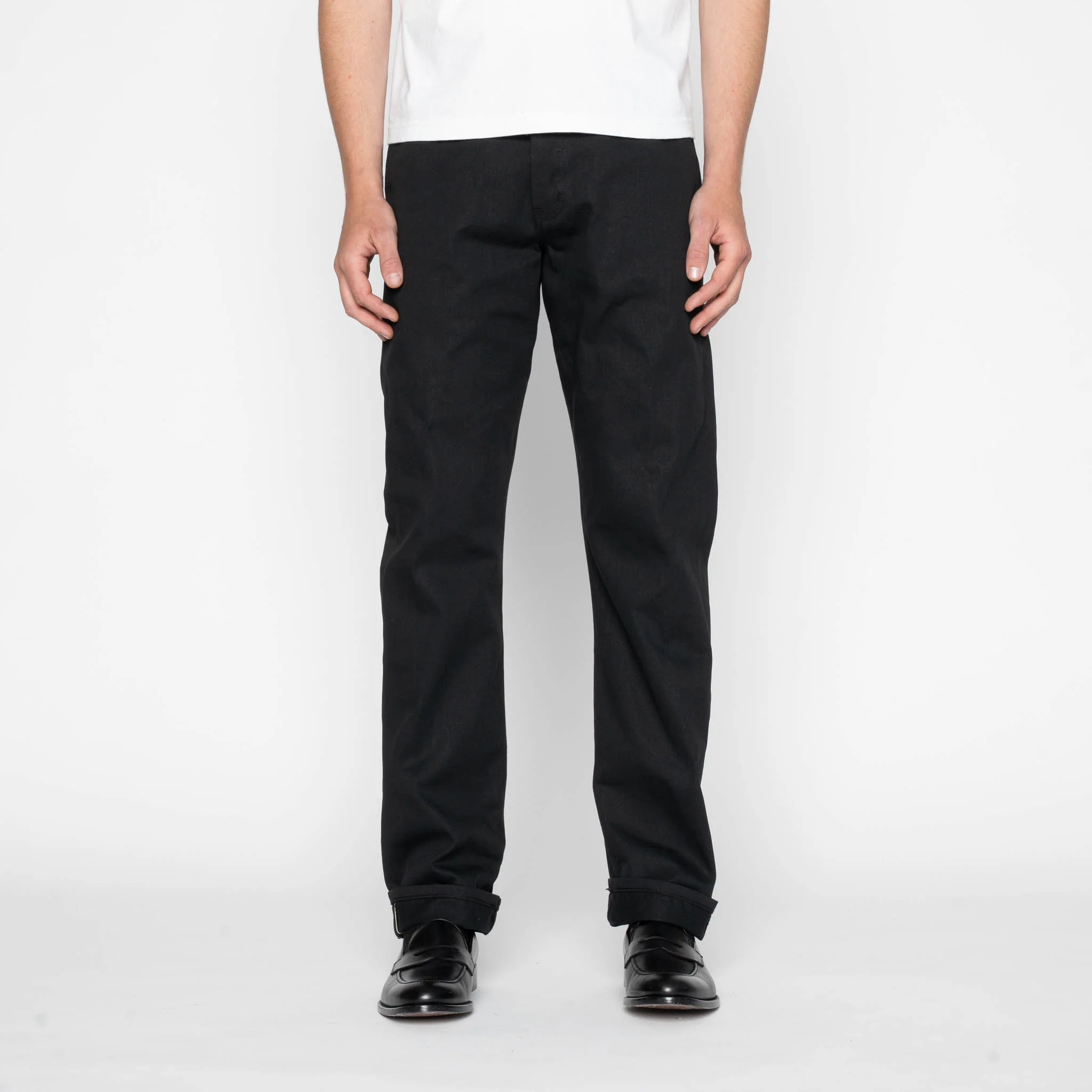True Guy - Selvedge Slacks Black - Image 2