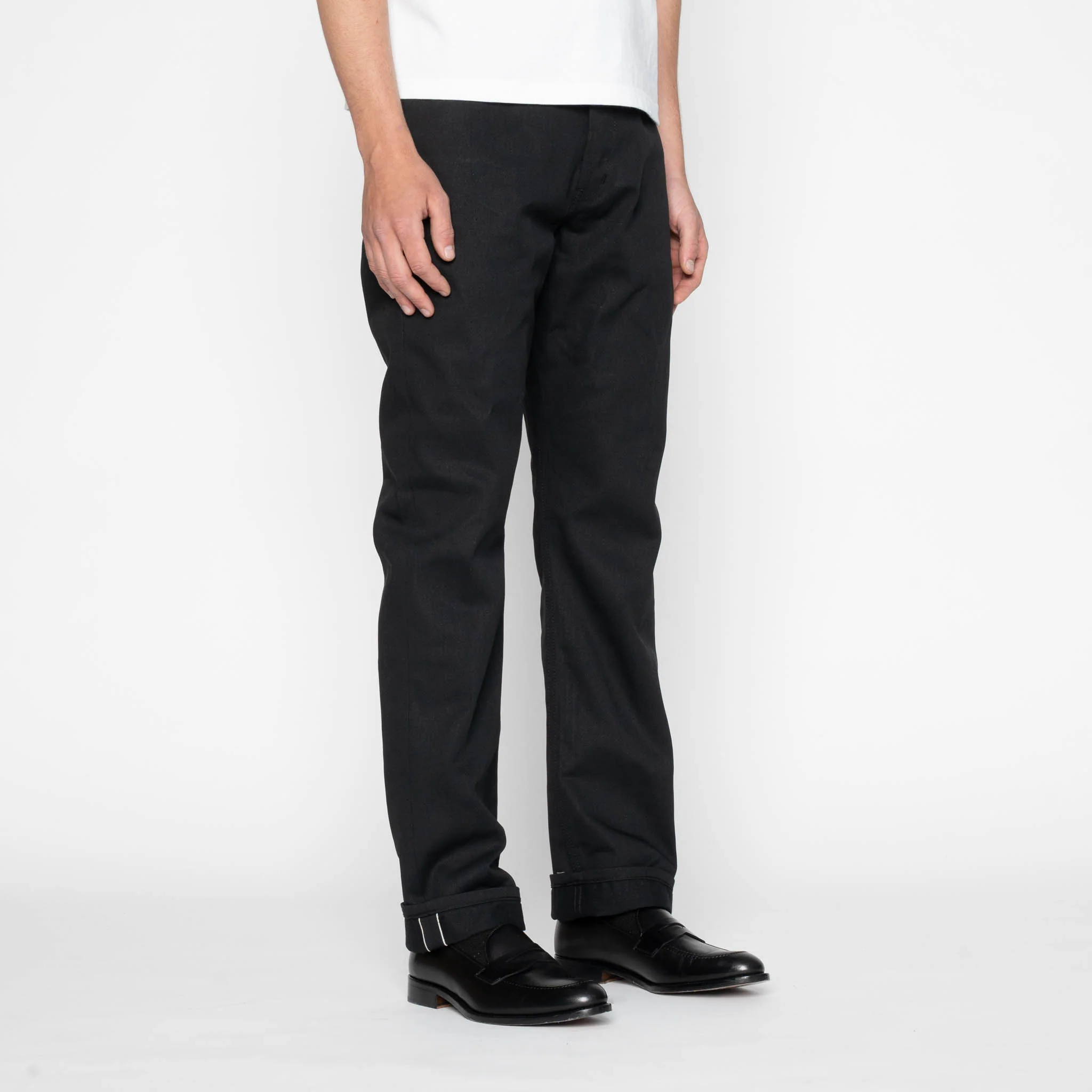 True Guy - Selvedge Slacks Black - Image 3