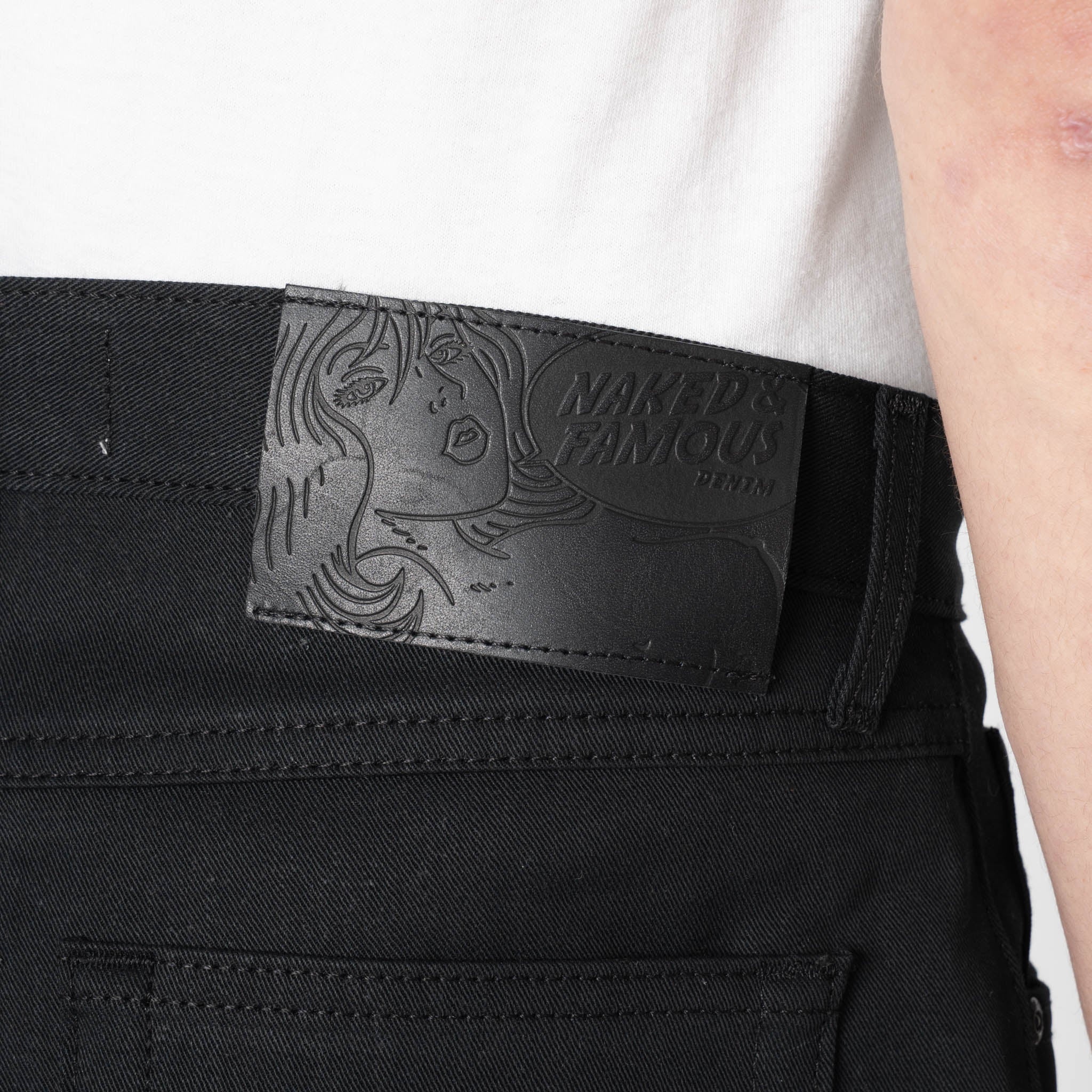 True Guy - Selvedge Slacks Black - Image 6