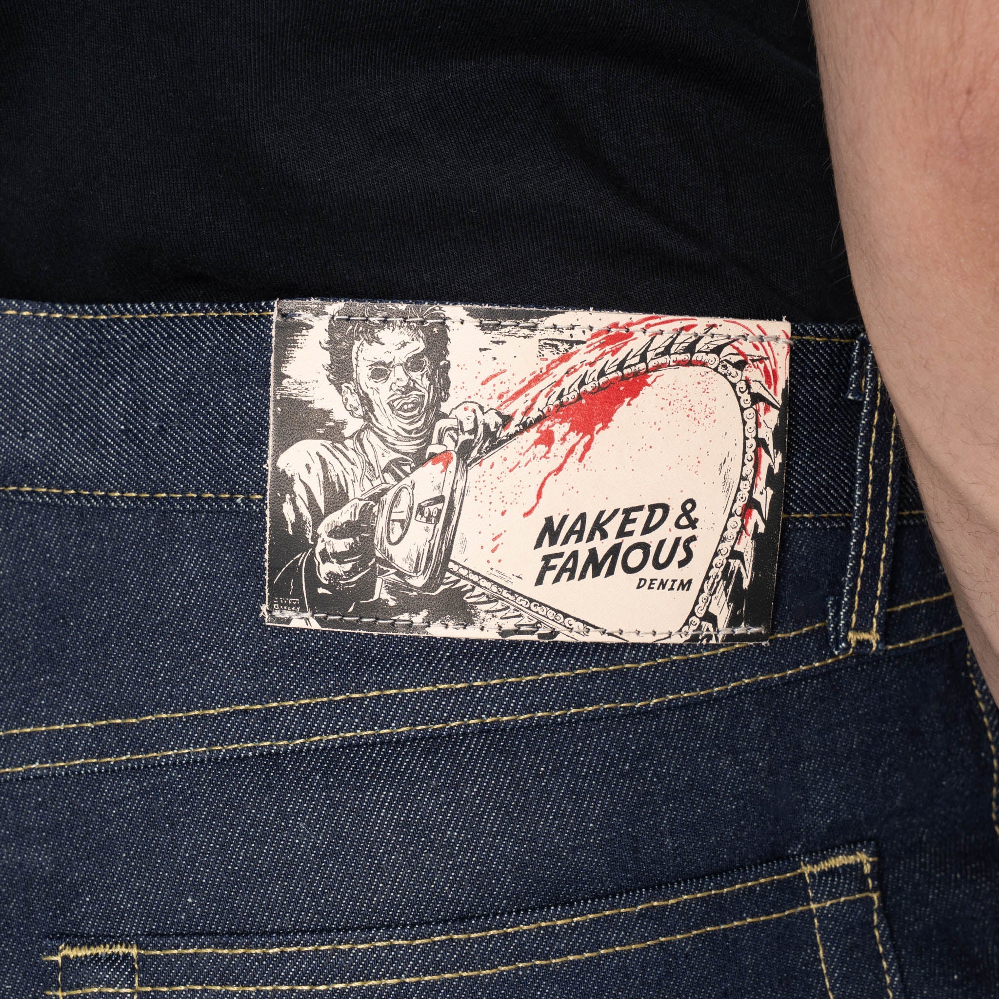True Guy - Texas Chainsaw Massacre "Leatherface" Selvedge - Indigo - Image 6