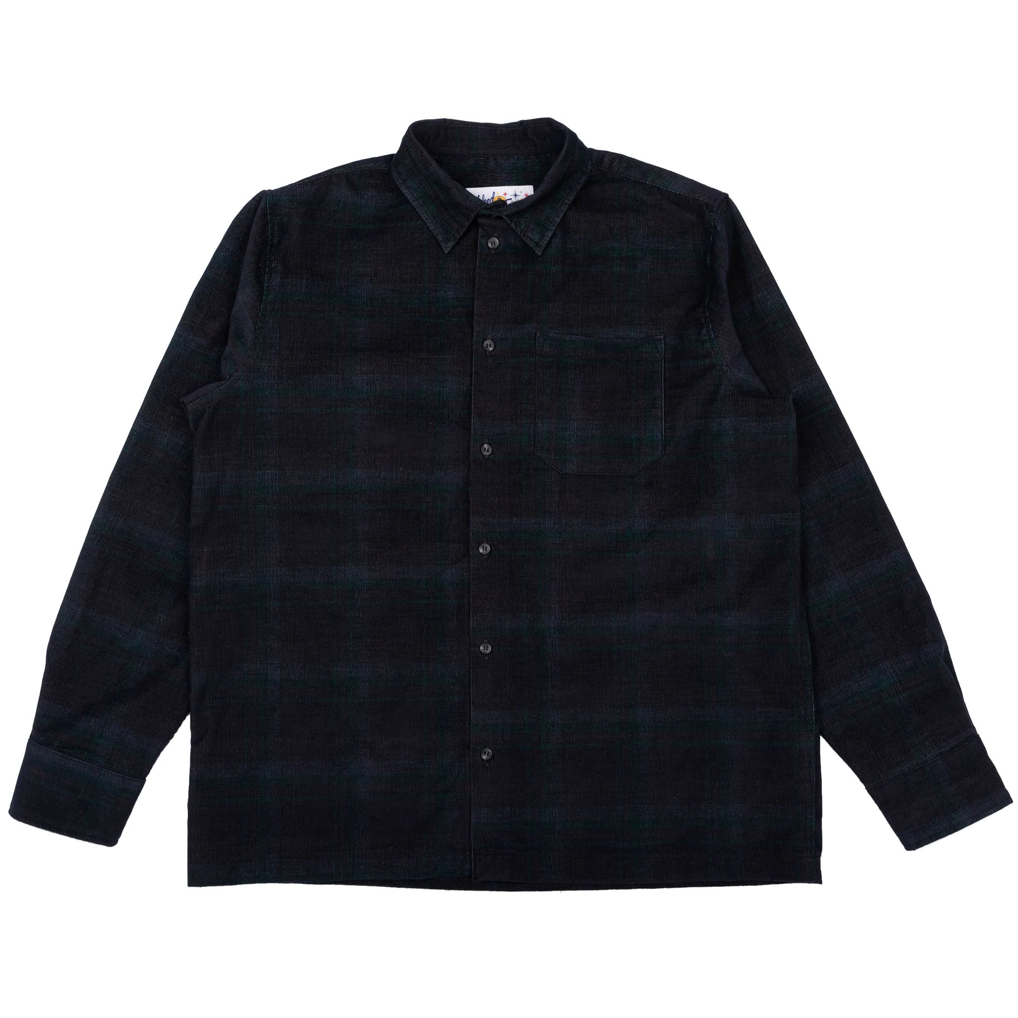 True Shirt - Corduroy Shirting (21W) - Navy / Green