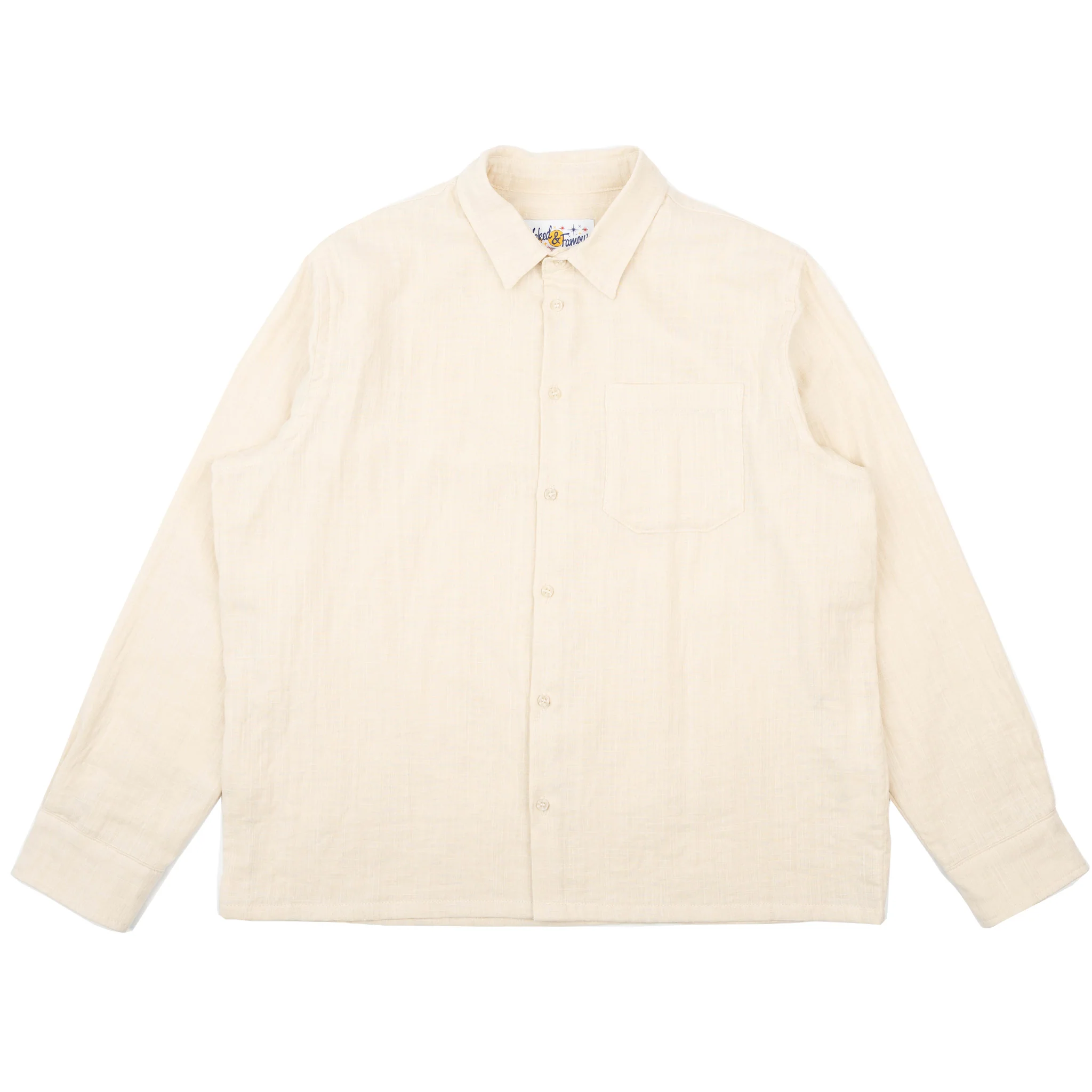 True Shirt - Double Weave Slub Gauze - Bone