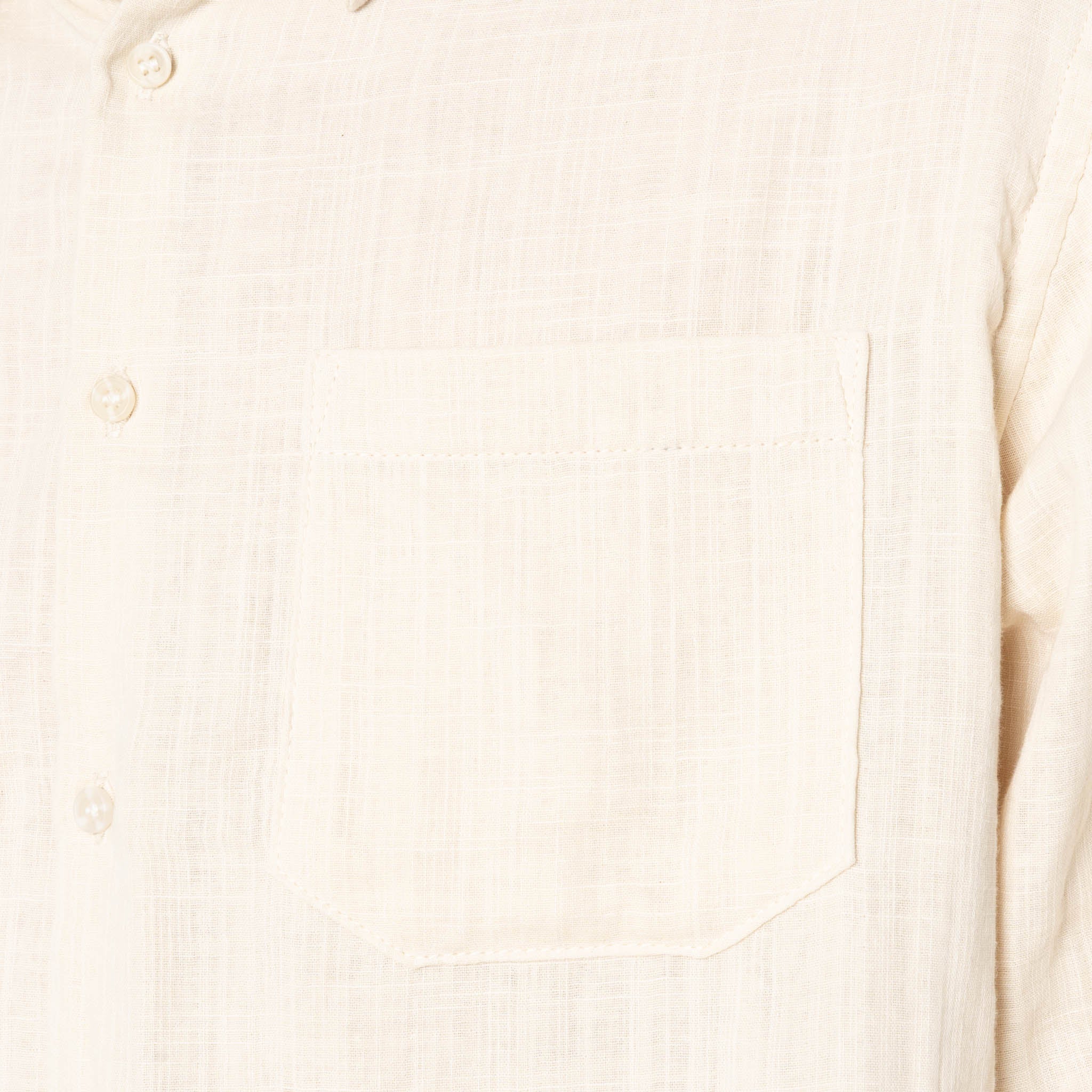 True Shirt - Double Weave Slub Gauze - Bone - Image 5