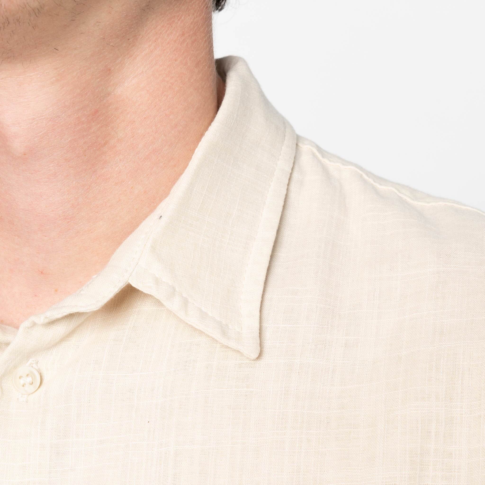 True Shirt - Double Weave Slub Gauze - Bone - Image 6