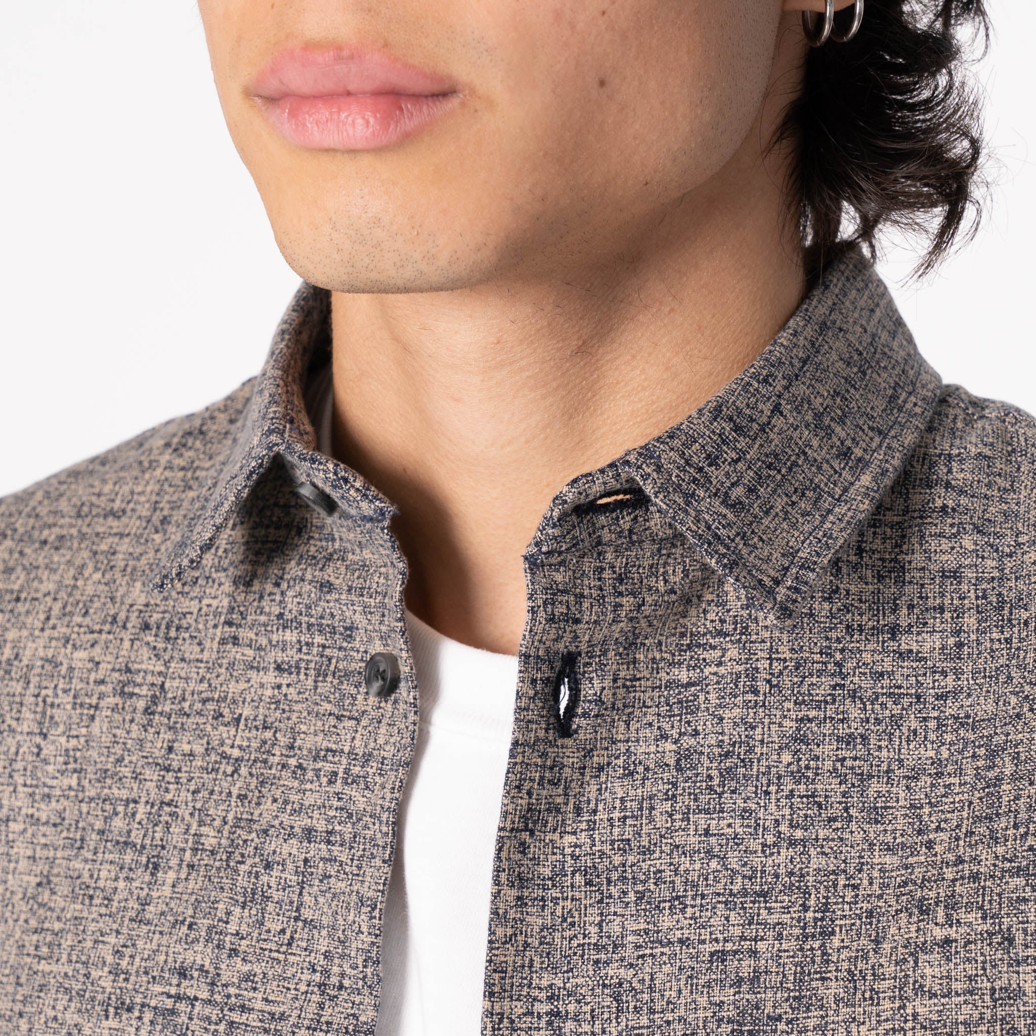 True Shirt - Kimono Scramble - Indigo - Image 3