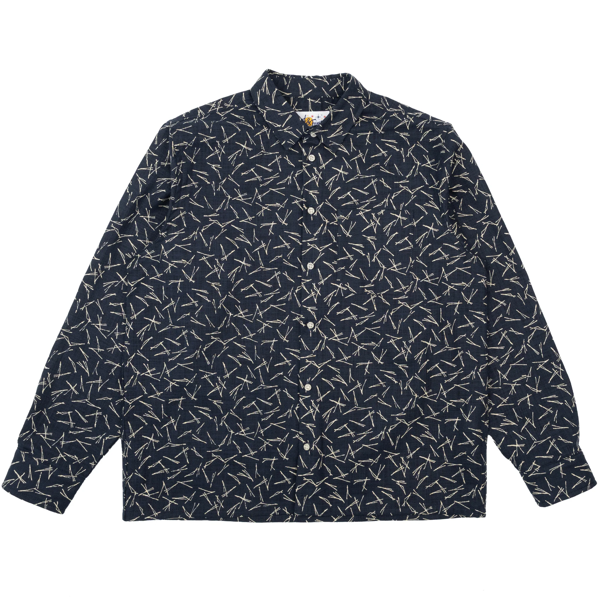 True Shirt - Matsuba Pine Needles - Indigo