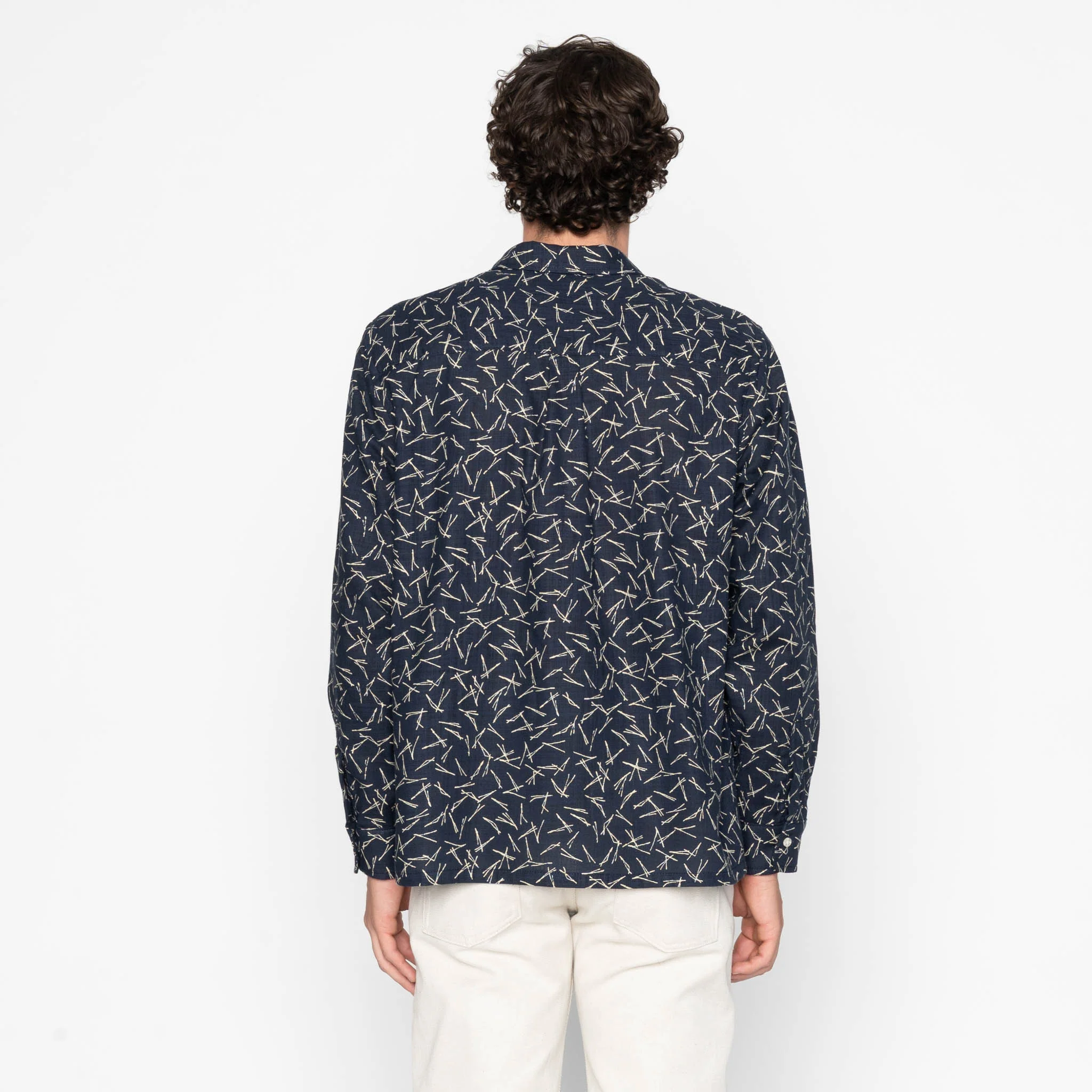 True Shirt - Matsuba Pine Needles - Indigo - Image 4