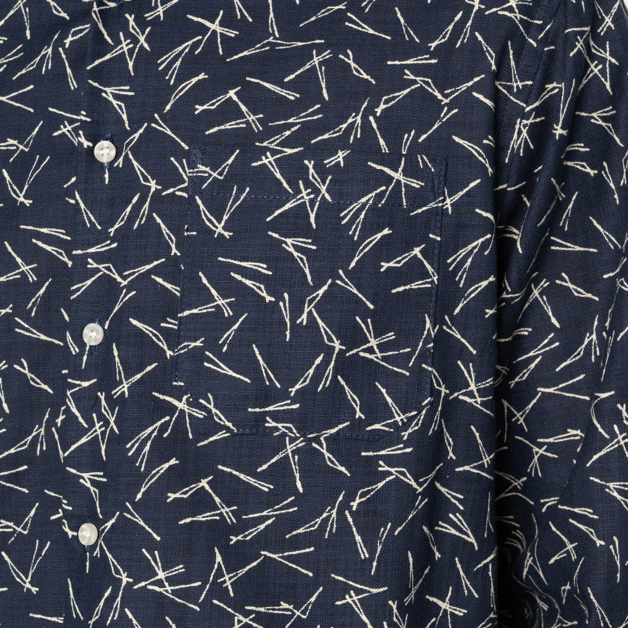 True Shirt - Matsuba Pine Needles - Indigo - Image 5