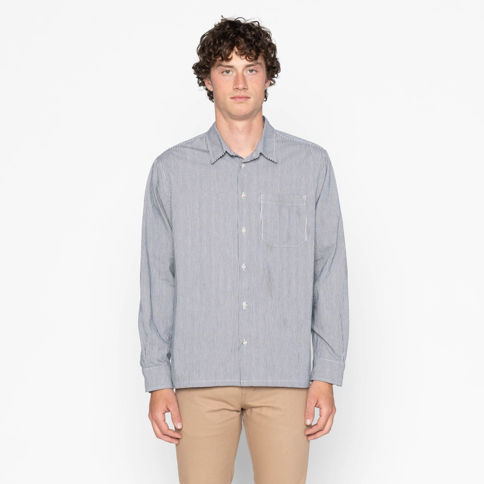 True Shirt - Organic Hickory - Indigo - Image 2