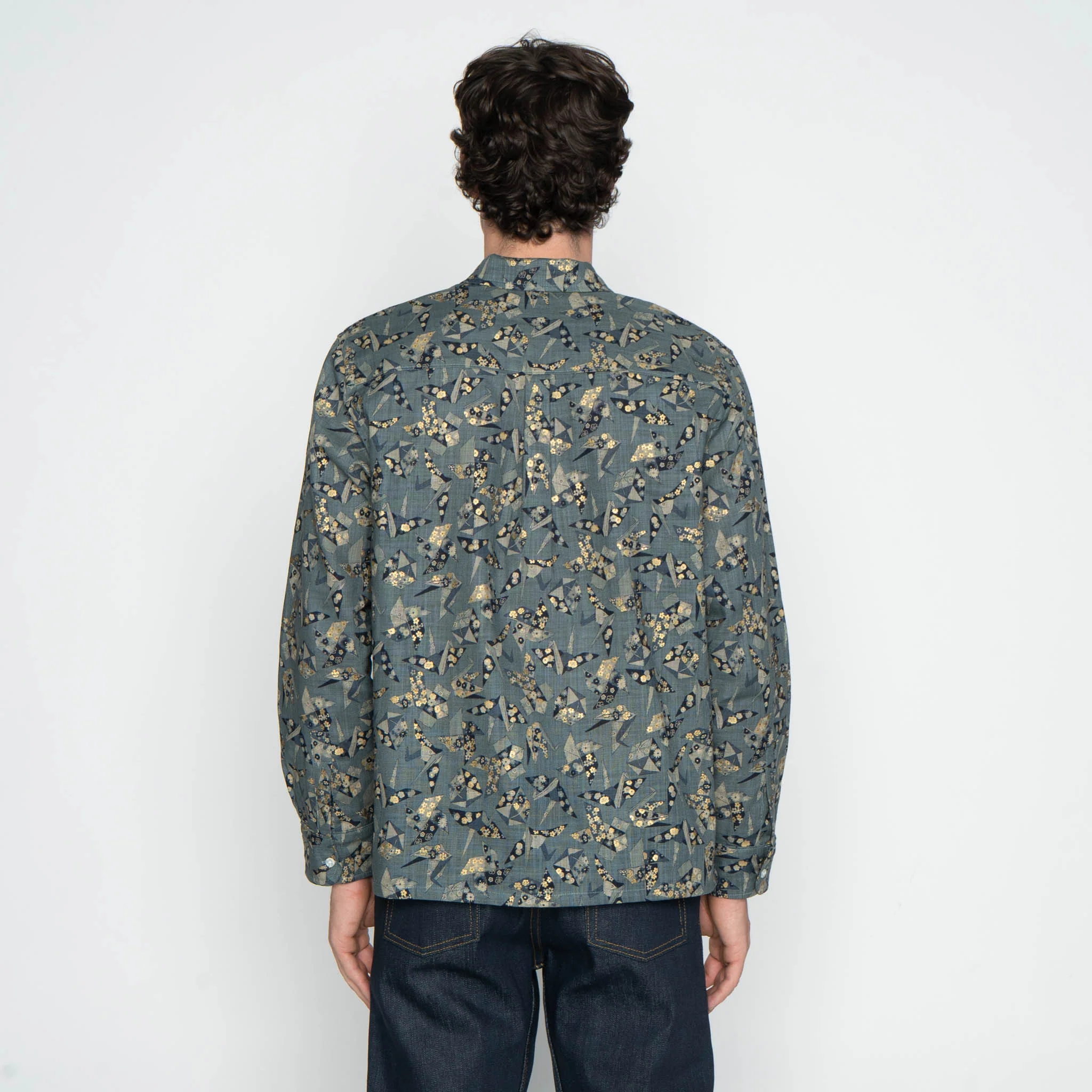 True Shirt - Origami Poplin - Blue - Image 4
