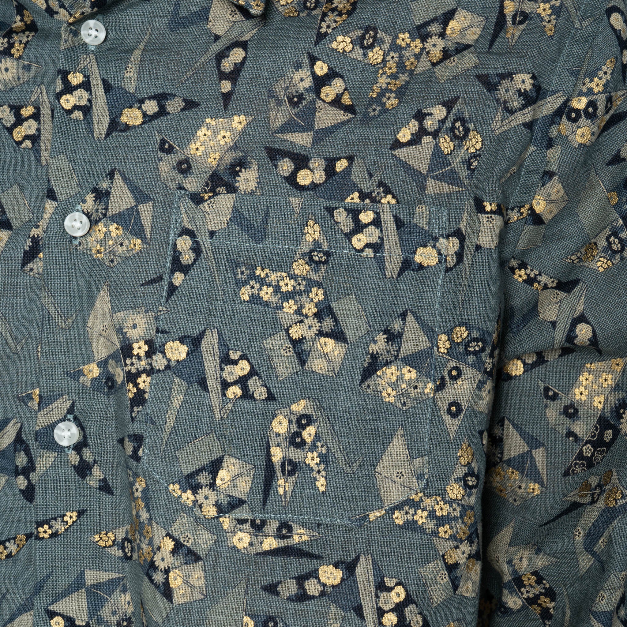 True Shirt - Origami Poplin - Blue - Image 6