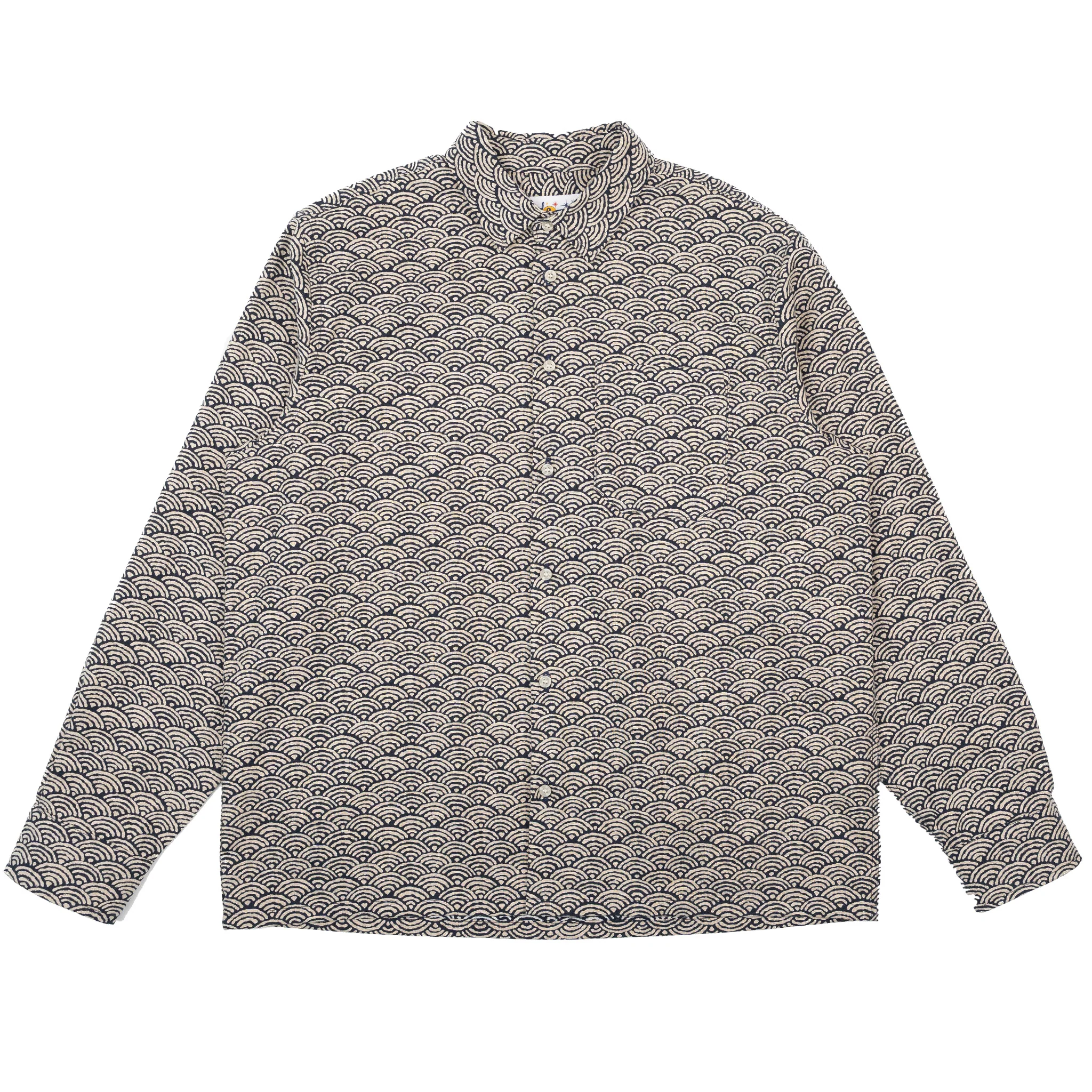 True Shirt - Seigaiha Waves - Indigo