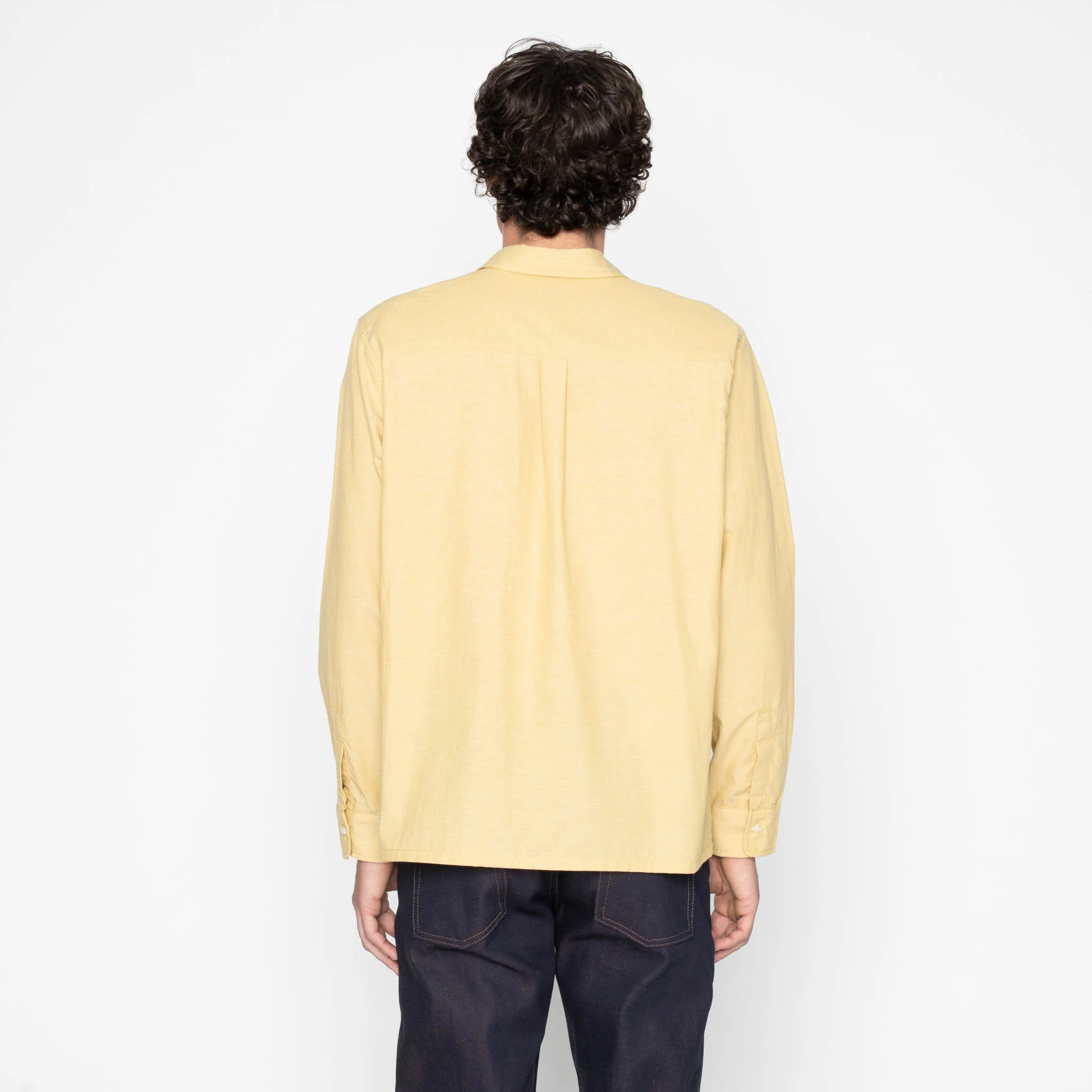True Shirt - Selvedge Chambray - Yellow - Image 4