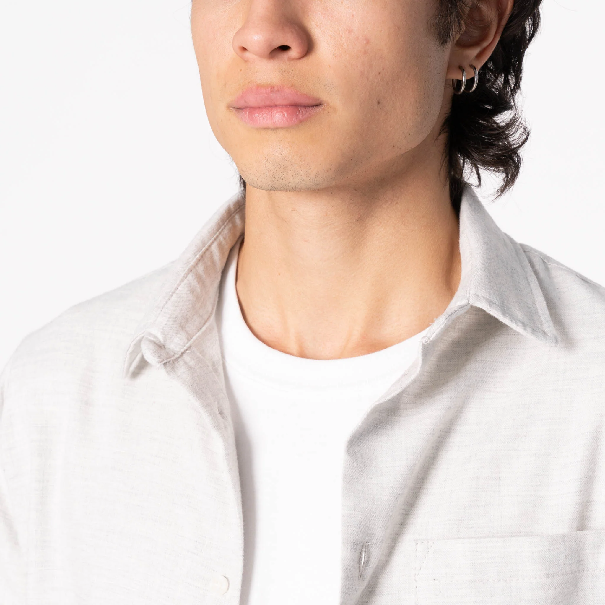 True Shirt - Soft Twill - Pale Grey - Image 4