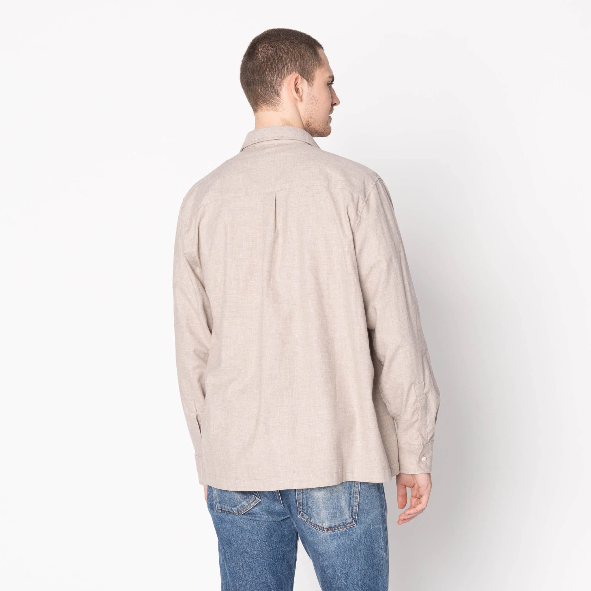 True Shirt - Soft Twill - Taupe - Image 3