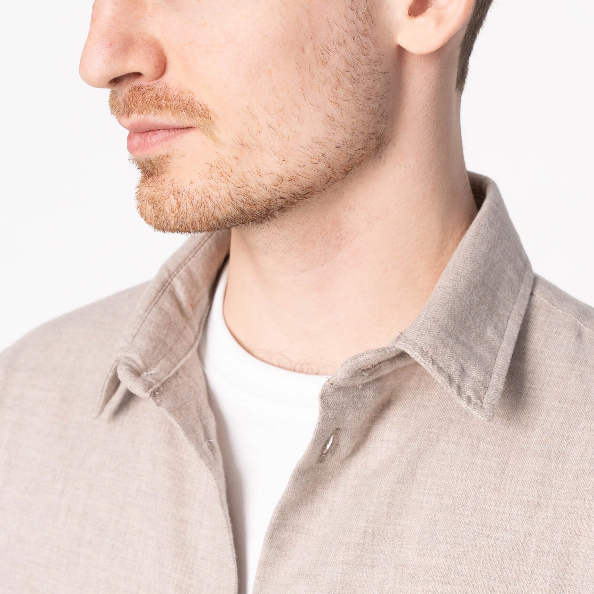 True Shirt - Soft Twill - Taupe - Image 4